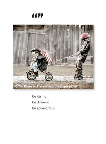 Borealis Card - Be Daring, Be Different