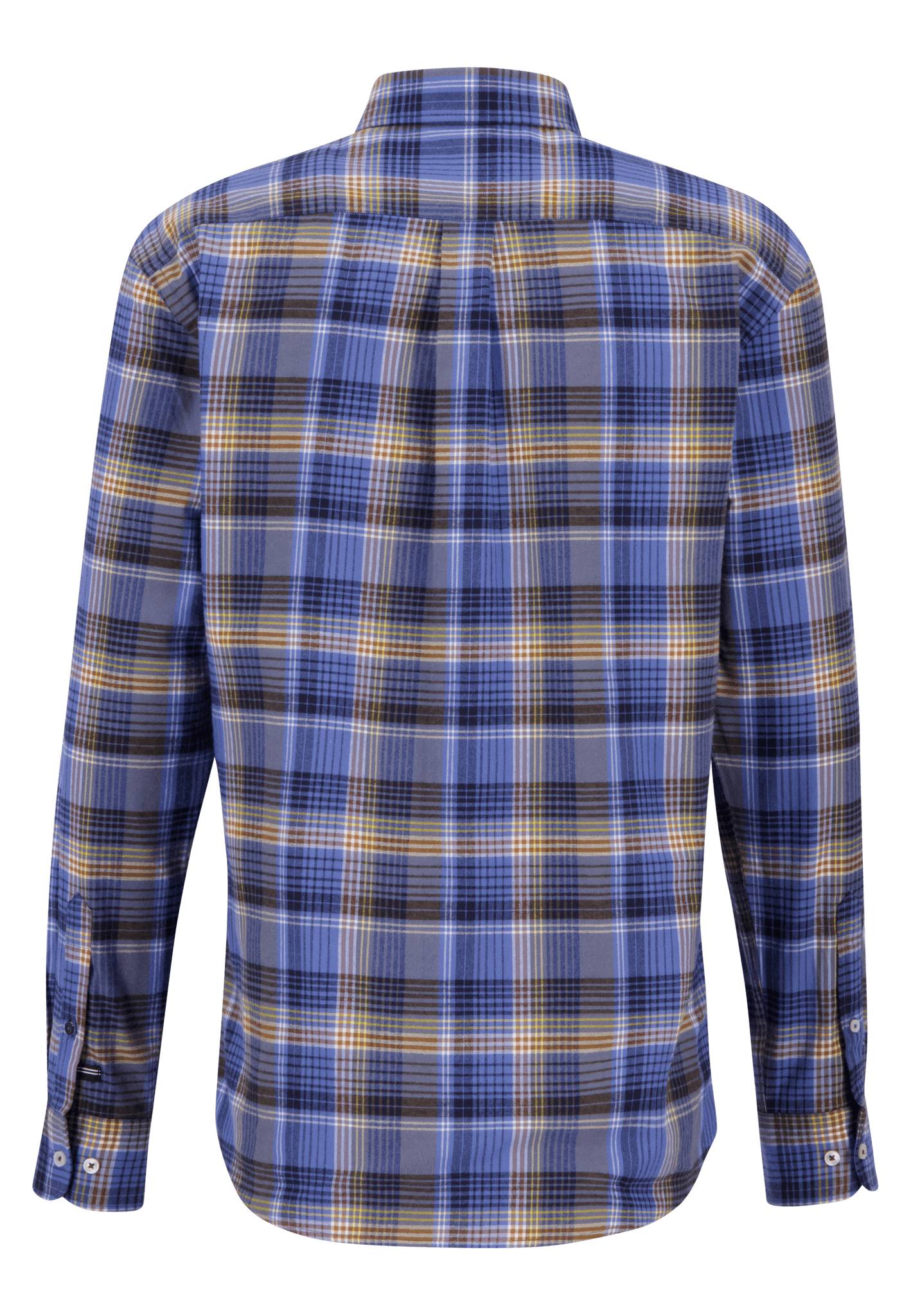 Fynch Hatton Check Long Sleeved Shirt - Deep Forest