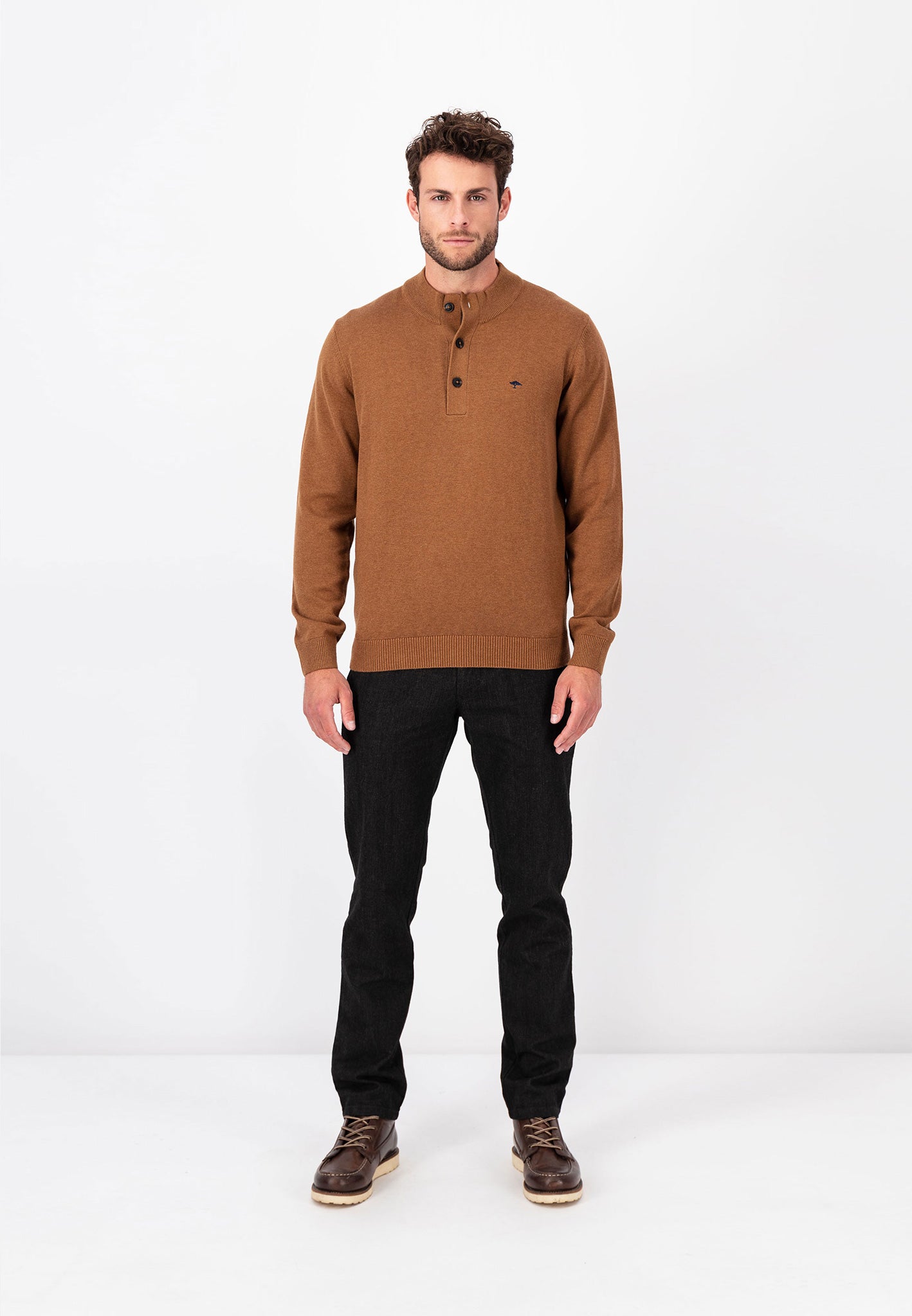 Fynch Hatton Troyer Buttons - Walnut Brown