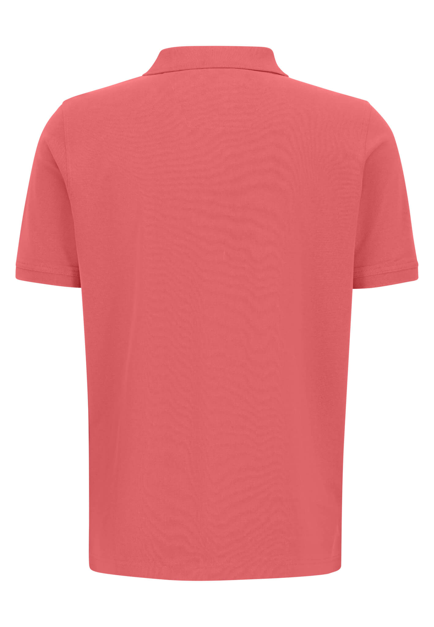 Fynch Hatton Basic Cotton Polo - Flamingo