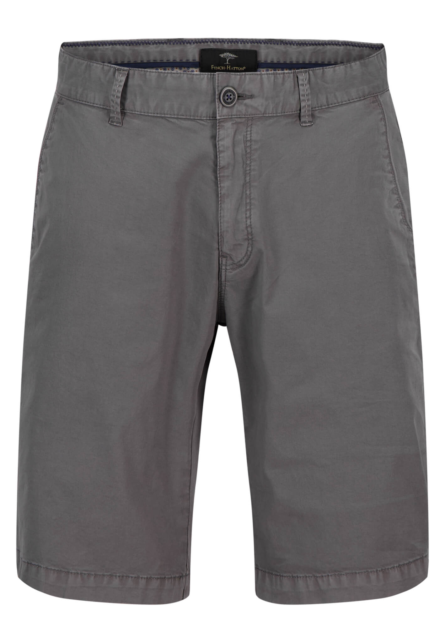 Fynch Hatton Basic Stretch Shorts - Steel