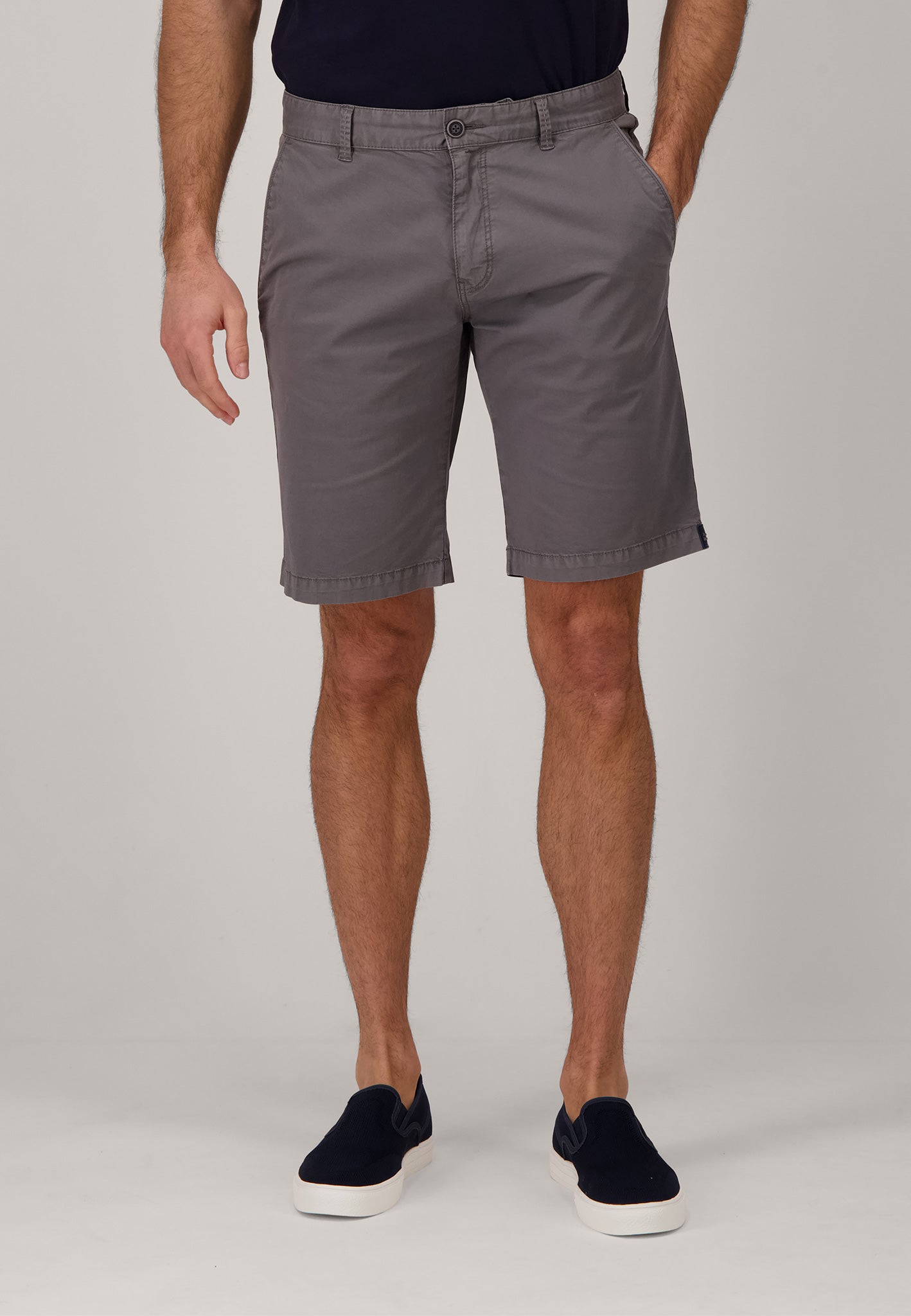 Fynch Hatton Basic Stretch Shorts - Steel