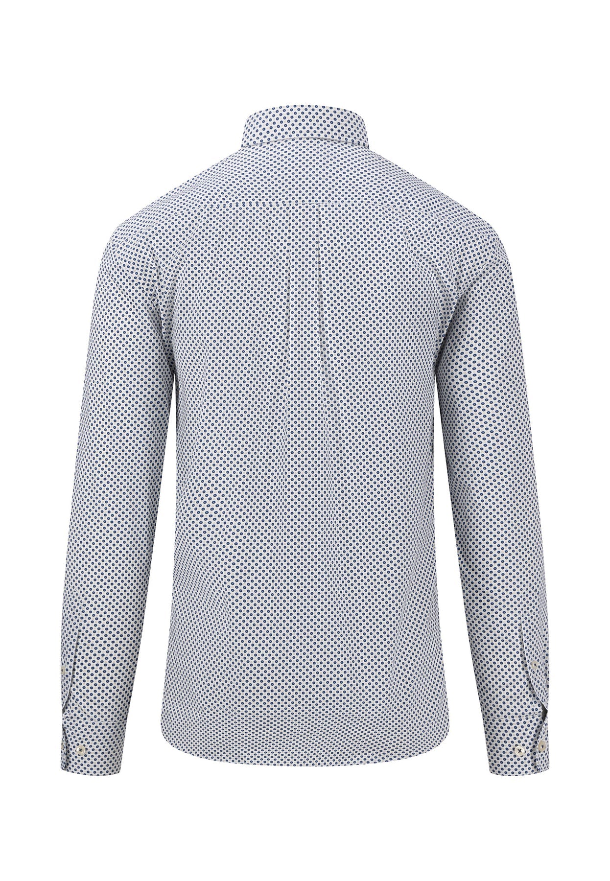 Fynch Hatton Casual Fit Printed Shirt - Navy