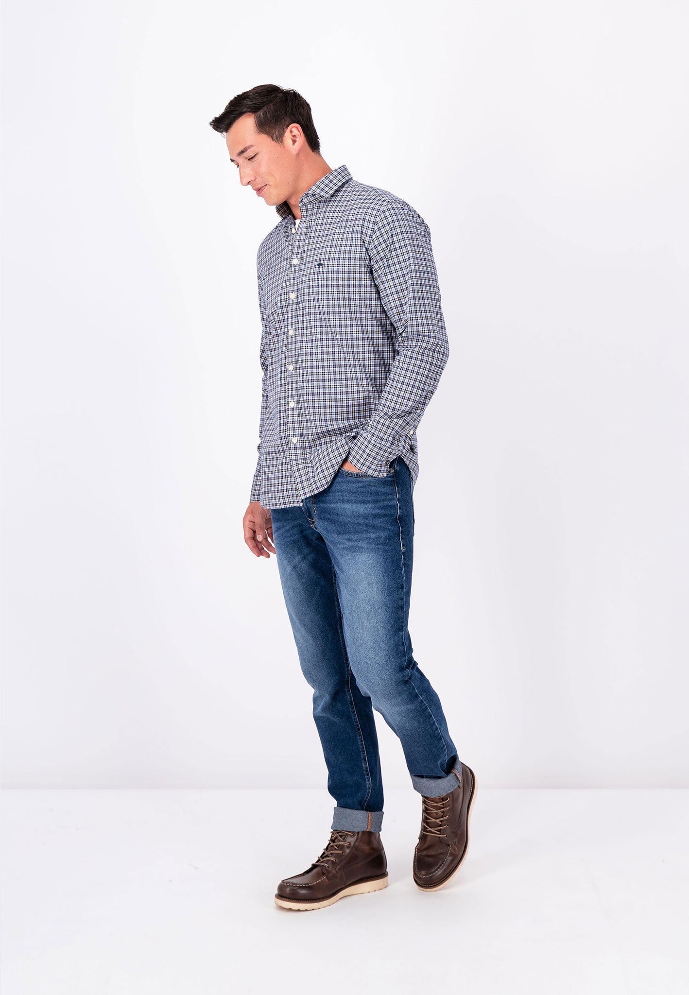 Fynch Hatton Modern Fit Shirt Modern Checks - Winter Sun