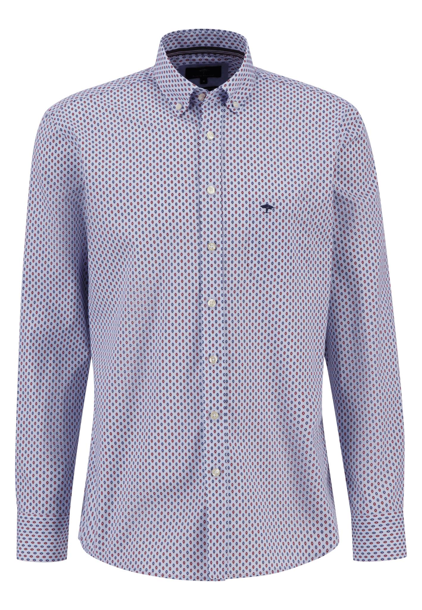 Fynch Hatton Shirt Seasonal Minimals - Scarlet