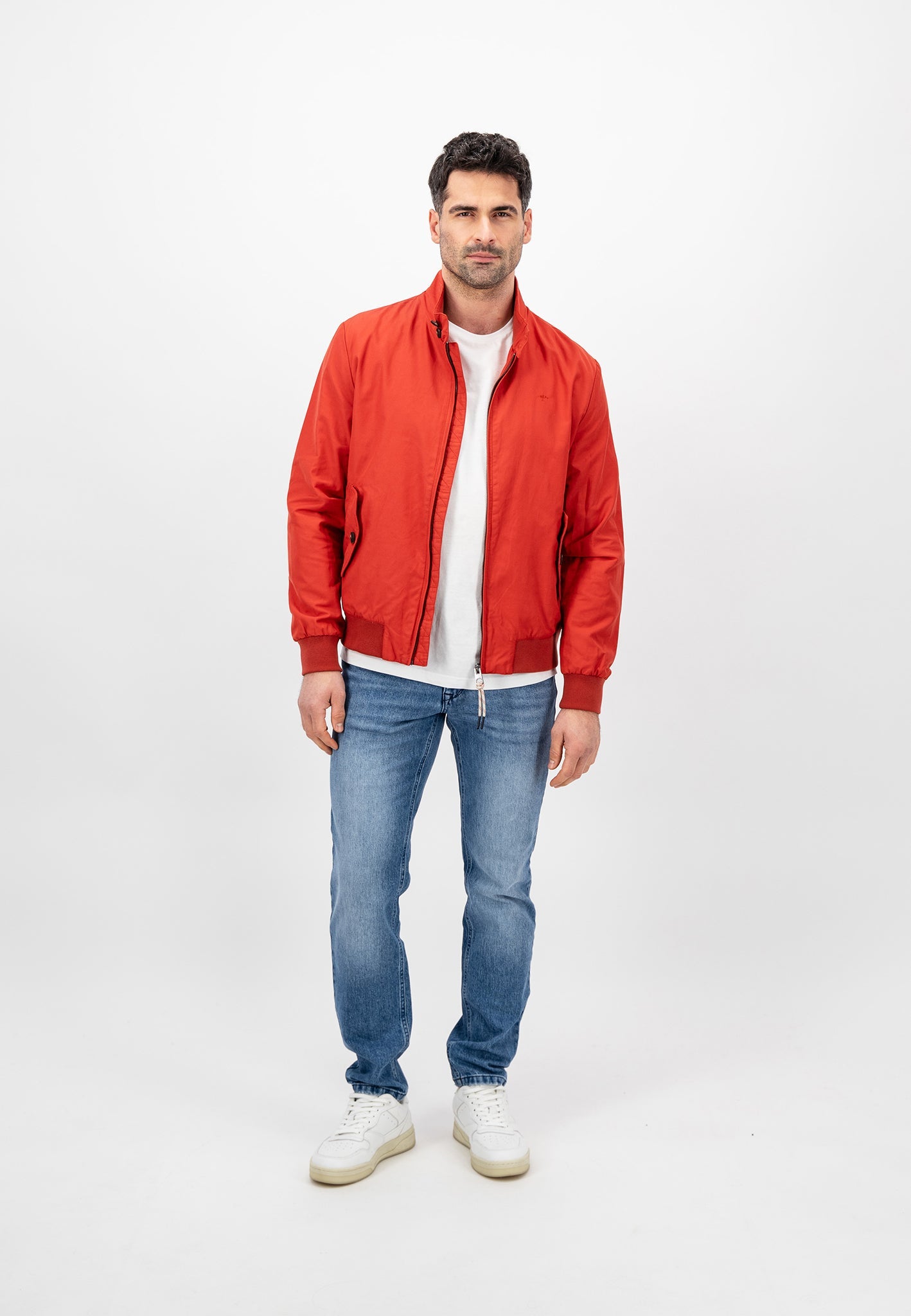 Fynch Hatton Herrington Jacket - Orient Red