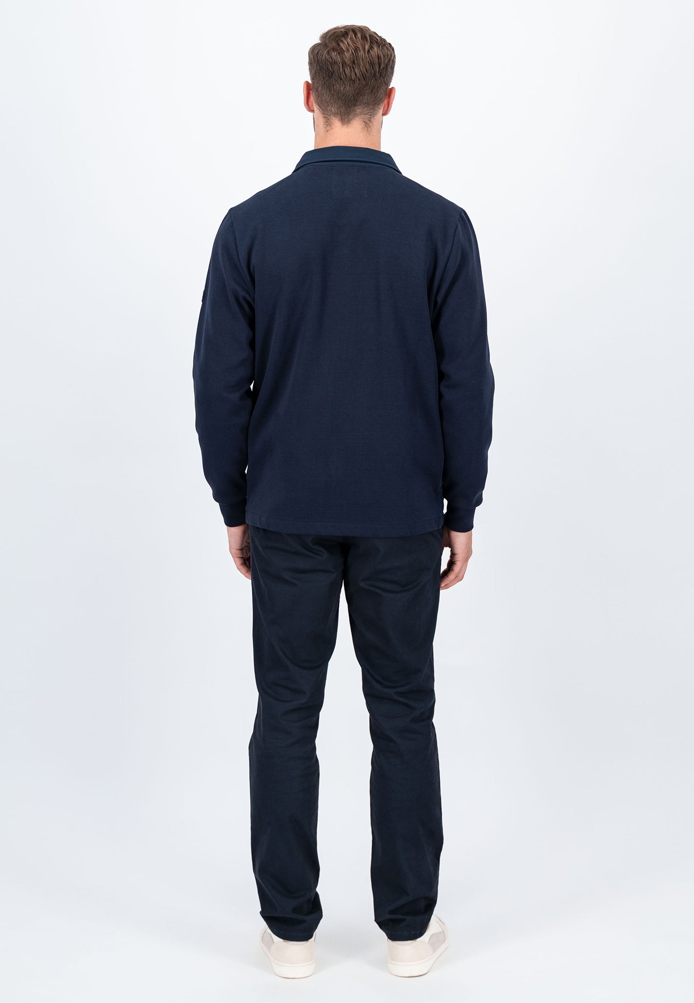 Fynch Hatton Hybrid Overshirt - Navy