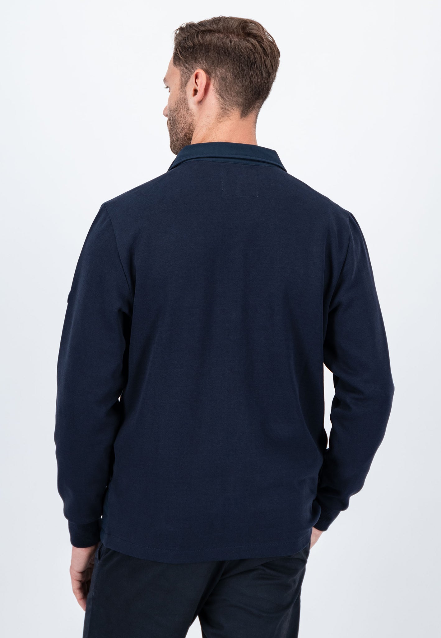Fynch Hatton Hybrid Overshirt - Navy