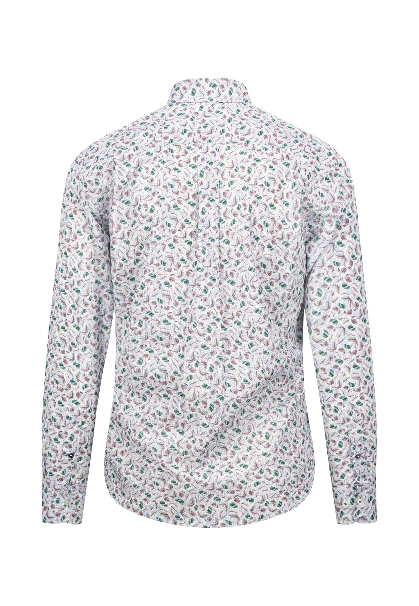 Fynch Hatton Long-Sleeve Flower Print Shirt - Pale Blush