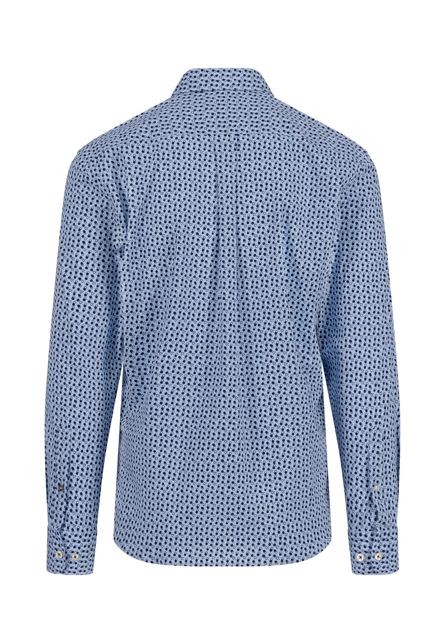 Fynch Hatton Long Sleeved Print Shirt - Summer Breeze