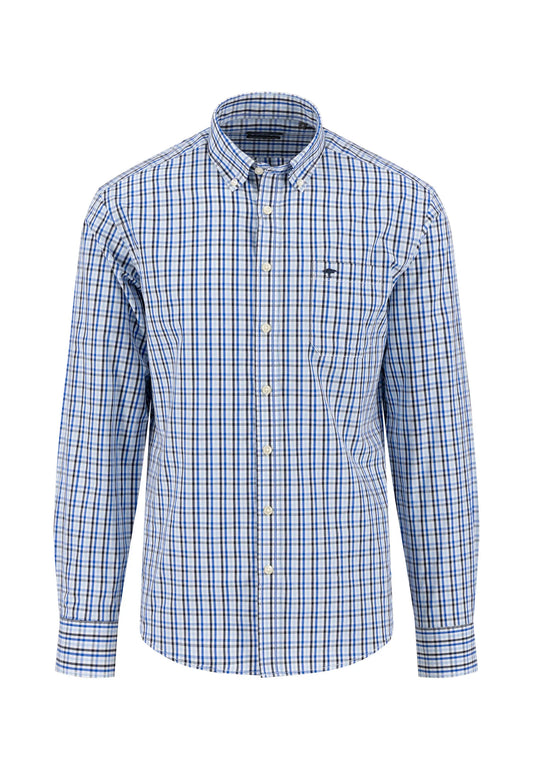 Fynch Hatton Checkered Shirt - Summer Breeze