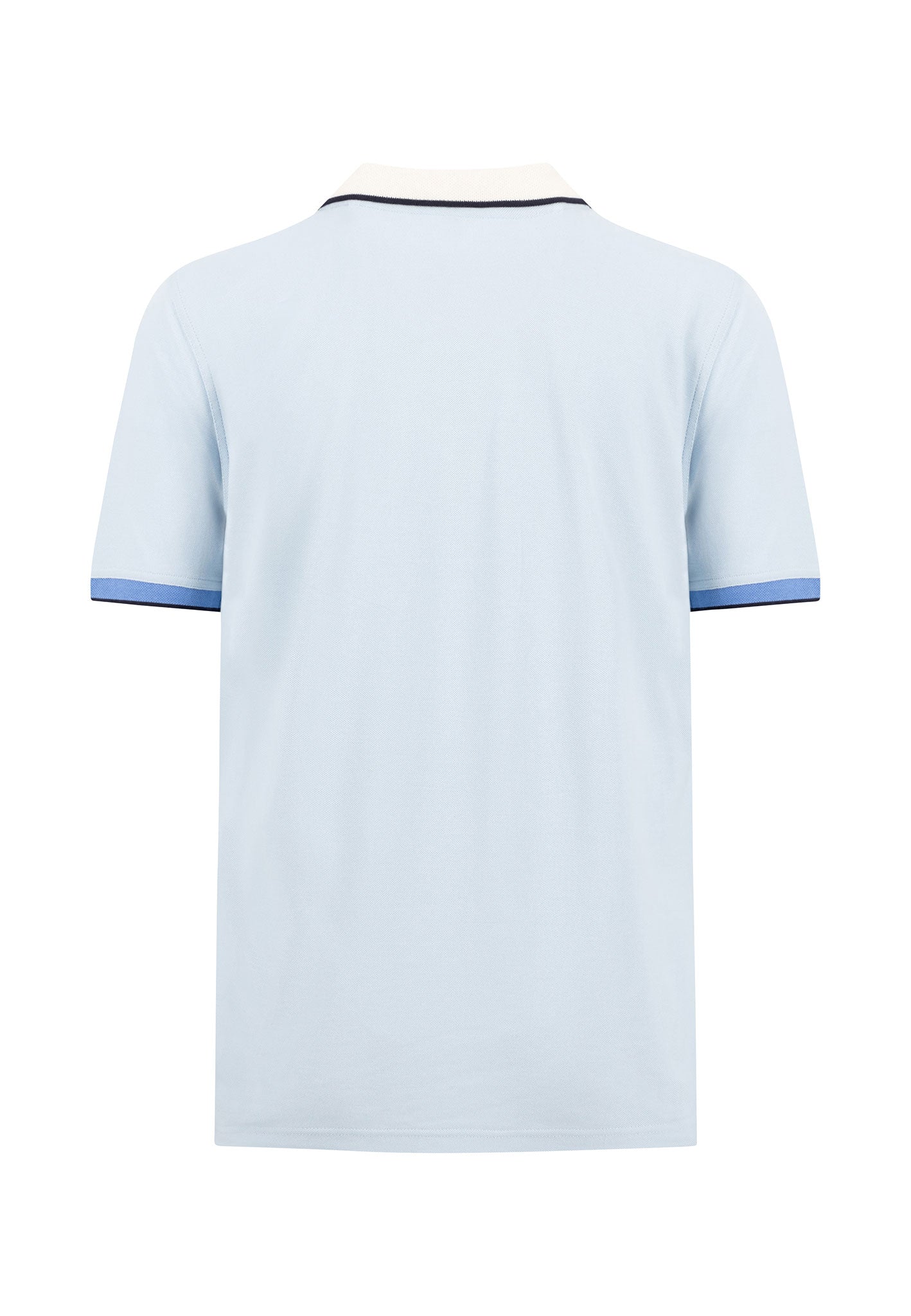 Fynch Hatton Supima Colourblock Polo - Summer Breeze