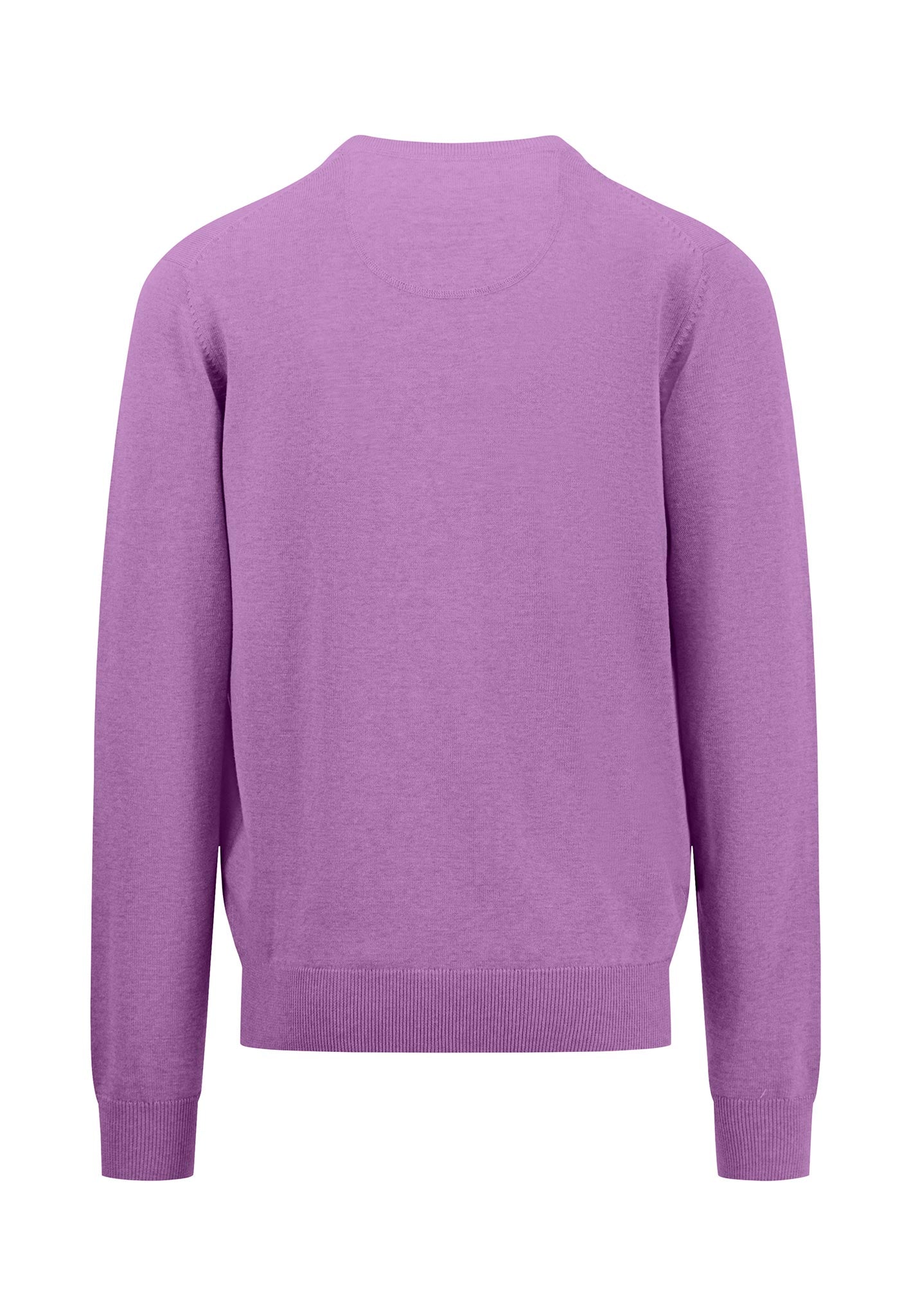 Fynch Hatton V-Neck Knit Jumper - Dusty Lavender