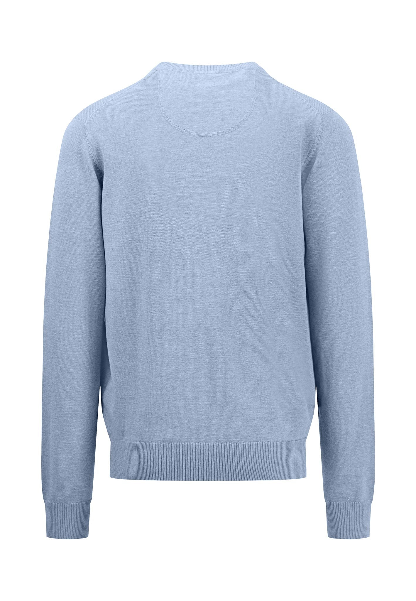 Fynch Hatton V-Neck Knit Jumper - Summer Breeze