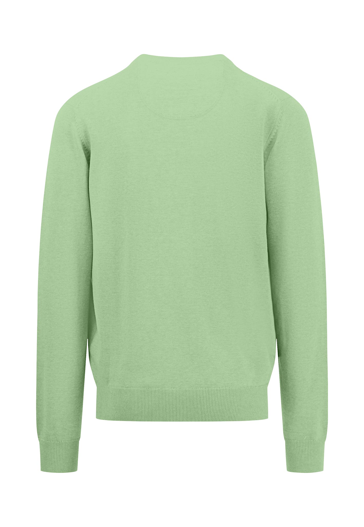 Fynch Hatton V-Neck Knitwear - Soft Green