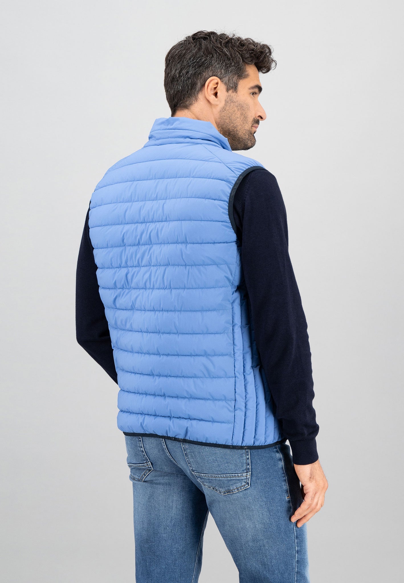 Fynch Hatton Basic Light Vest - Crystal Blue