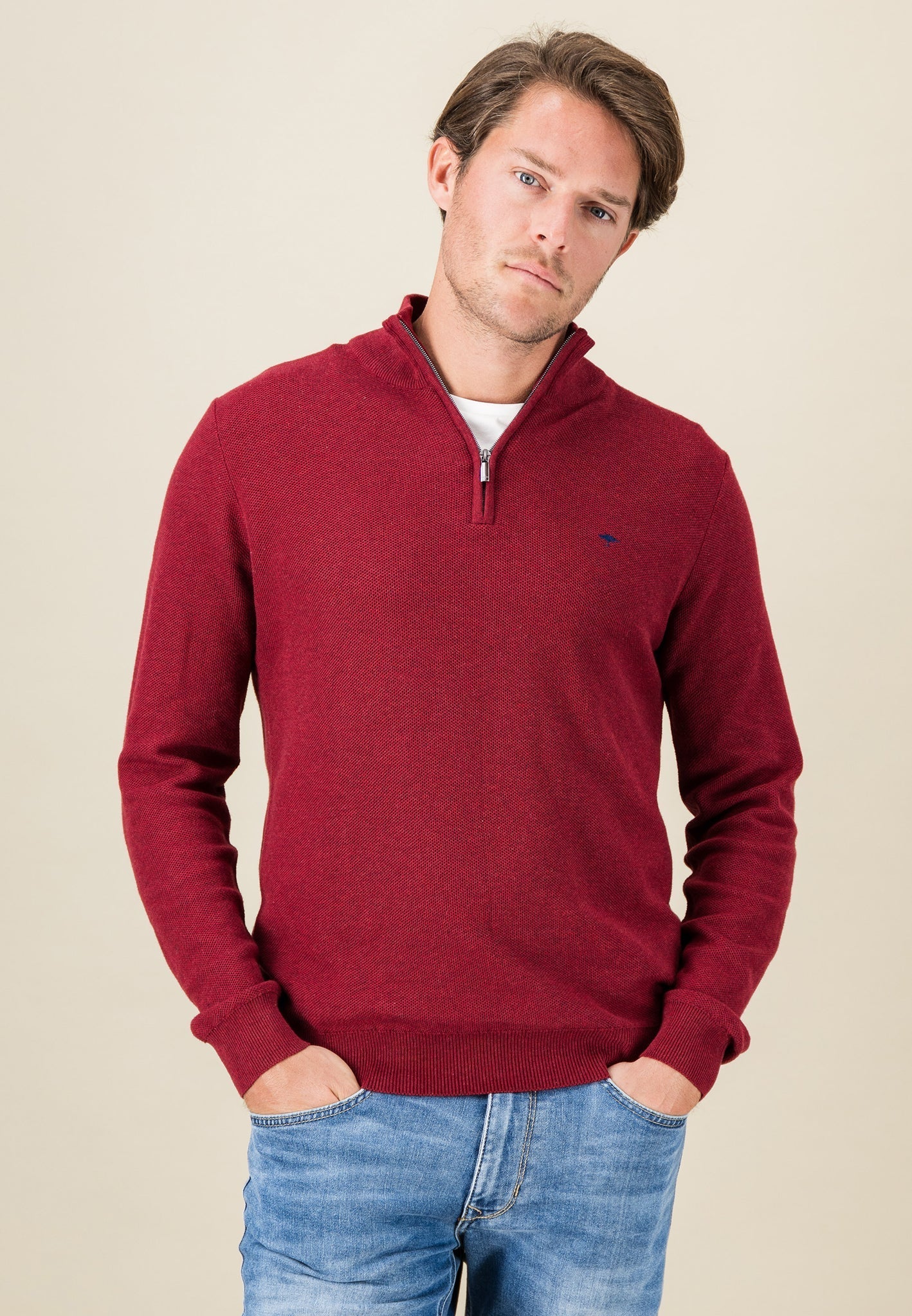 Fynch Hatton Troyer-Zip Structure - Ruby Red