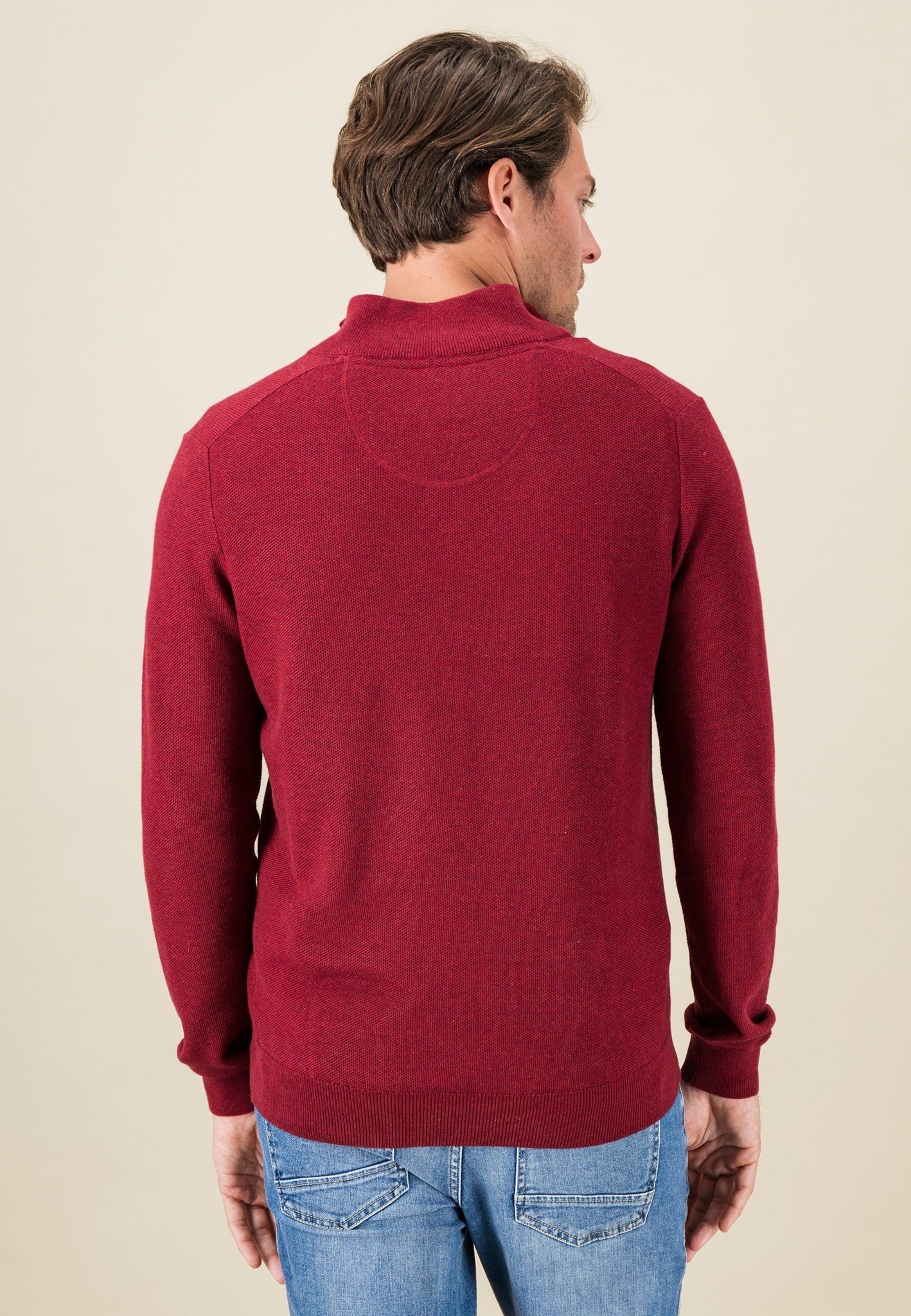 Fynch Hatton Troyer-Zip Structure - Ruby Red