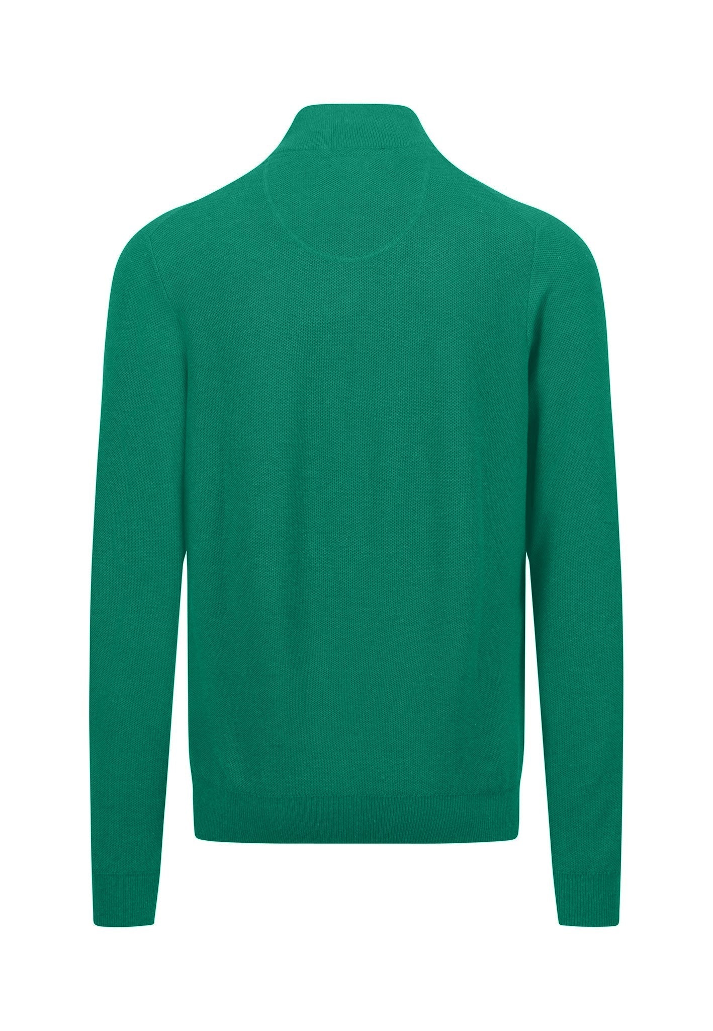 Fynch Hatton Half Zip Troyer - Grass Green
