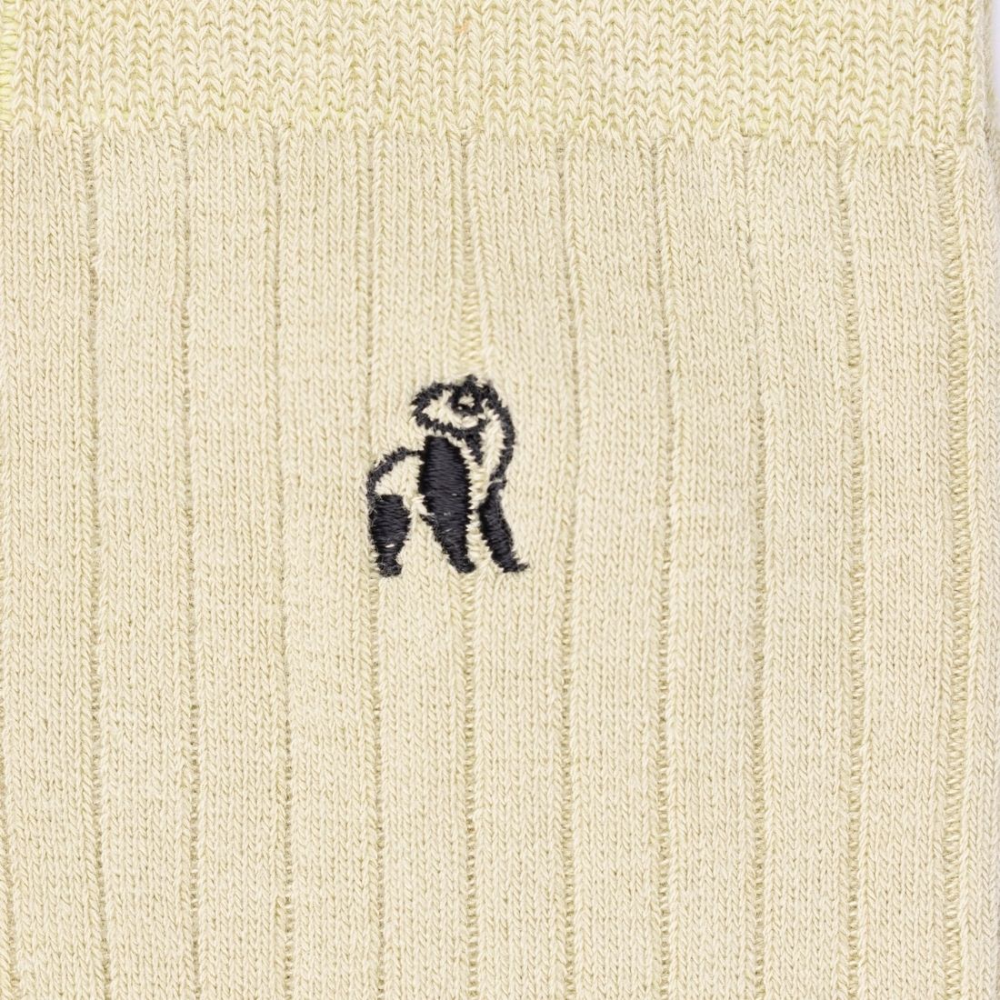 Swole Panda Bamboo Socks - Ecru