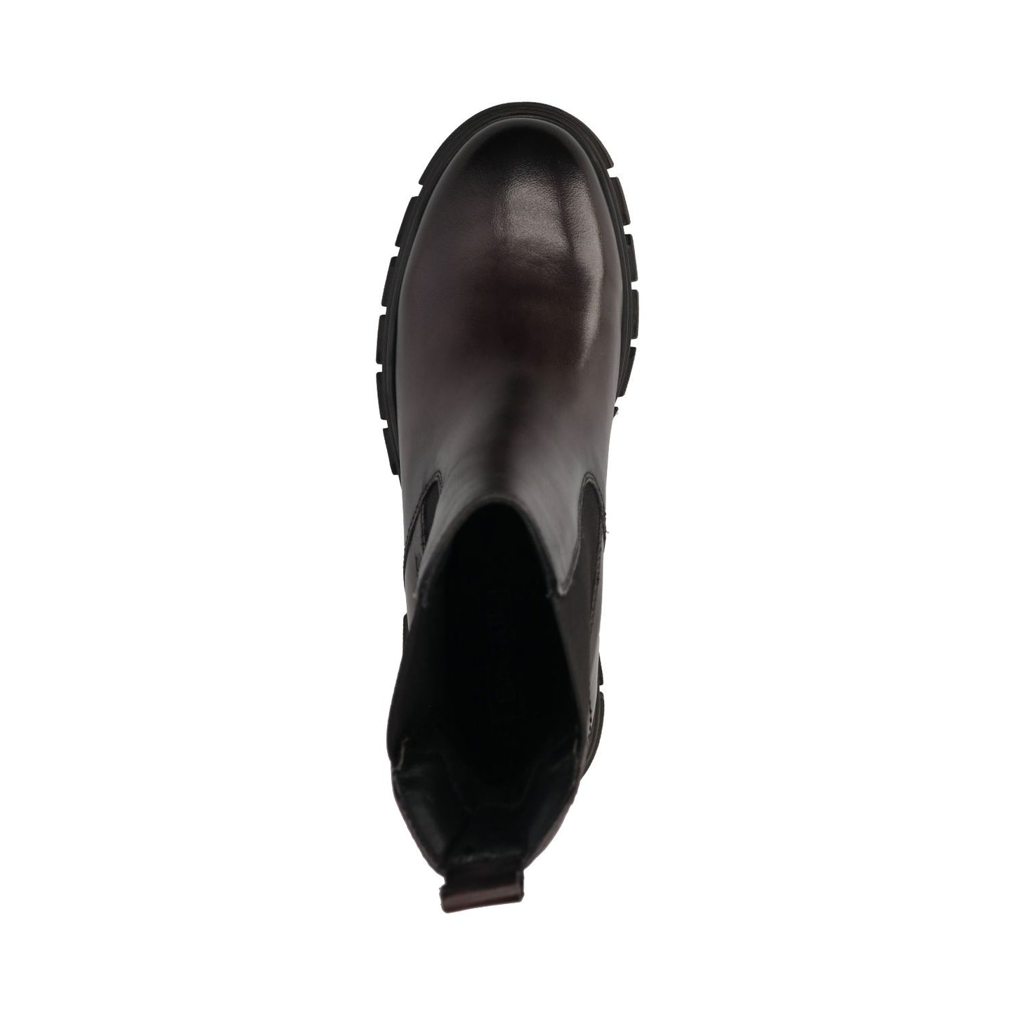 Bagatt  Leather Platform Ankle Boot - Dark Grey