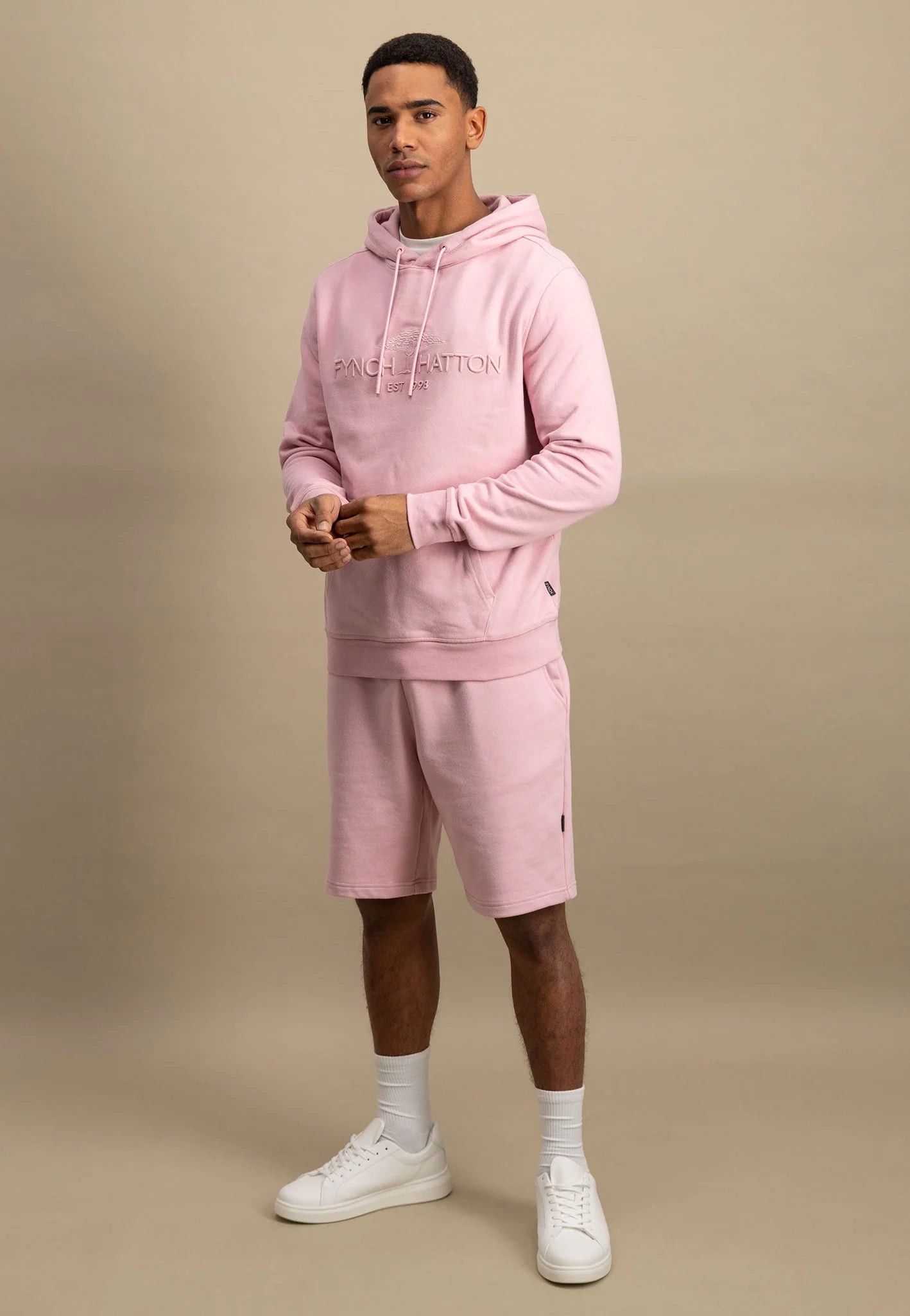 Fynch Hatton Logo Hoodie - Peony