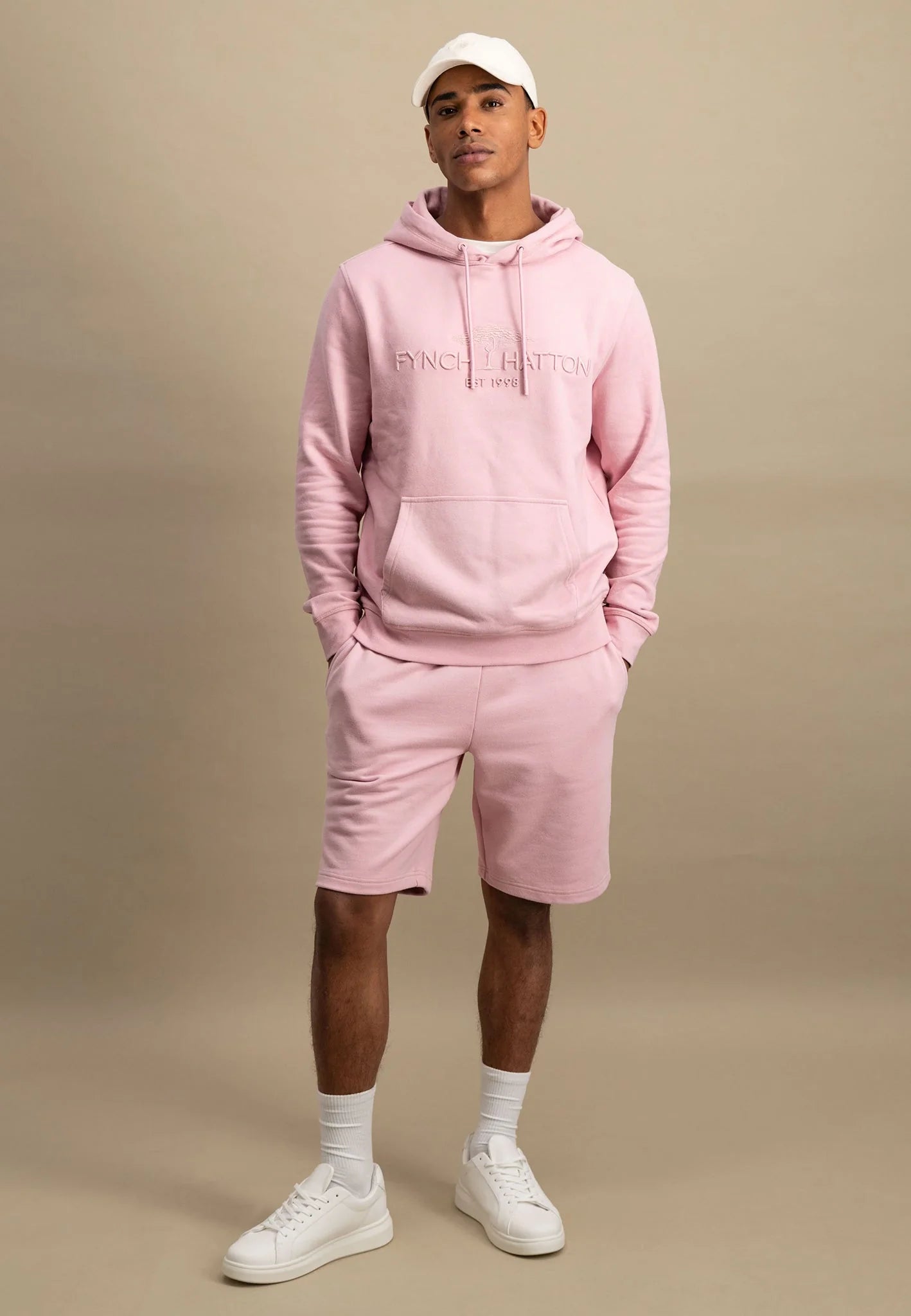 Fynch Hatton Logo Hoodie - Peony