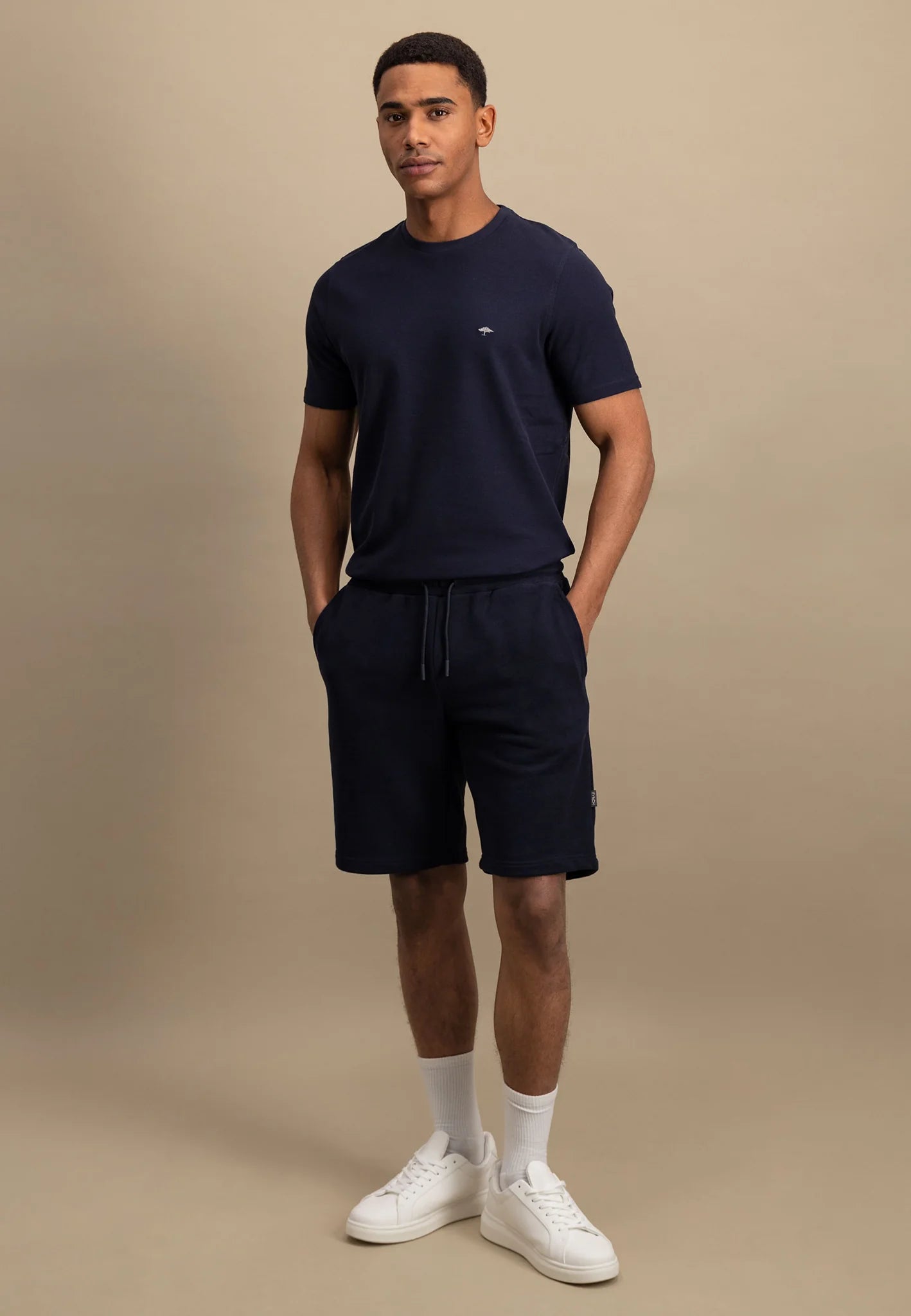 Fynch Hatton Sweatshirt Shorts - Navy