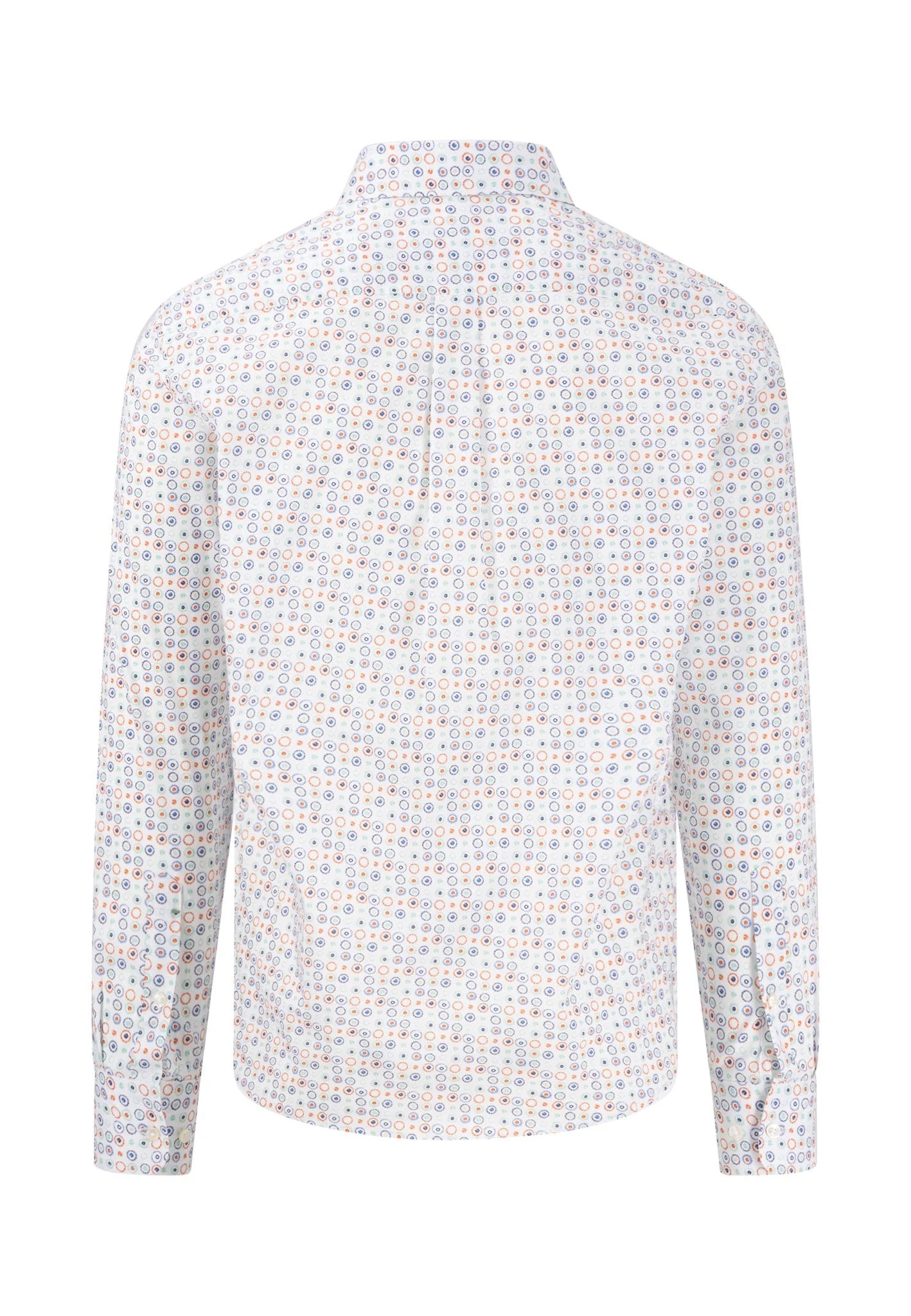 Fynch Hatton Combi Print Shirt - Turf Green
