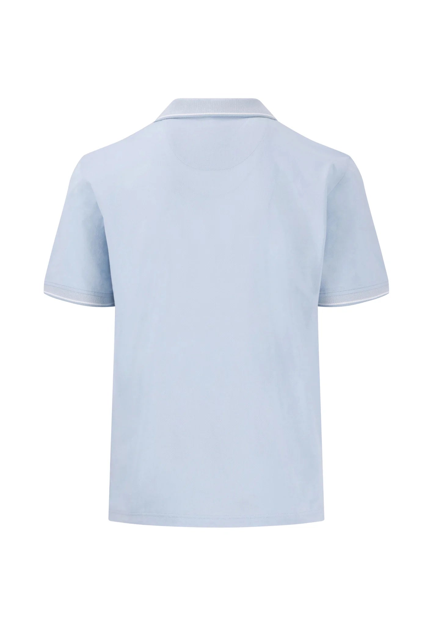 Fynch Hatton Contrast Mercerized Polo - Summer Breeze