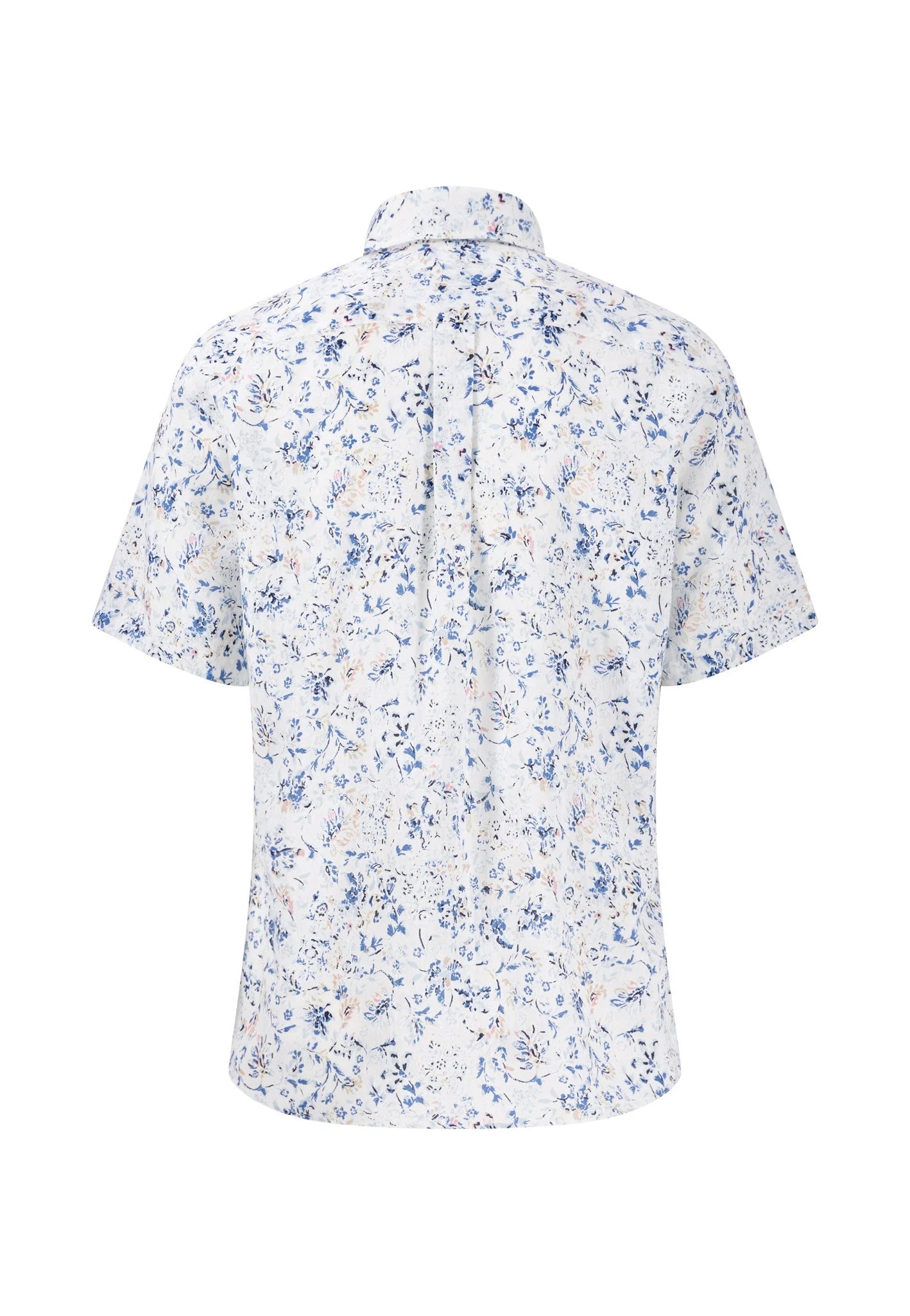 Fynch Hatton Short Sleeve Linen Shirt - White