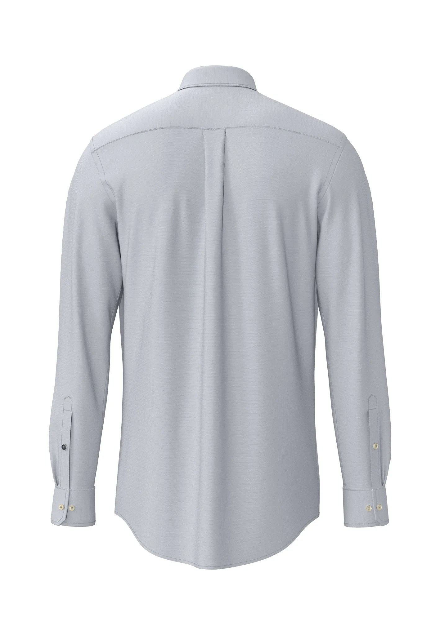 Fynch Hatton Washed Oxford Solid Shirt - Misty Blue