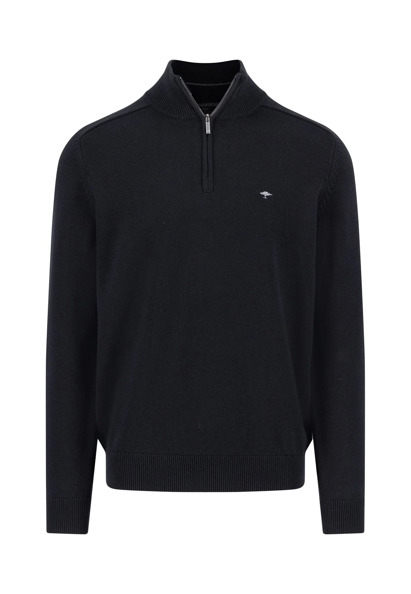 Fynch Hatton Troyer 1/4 Zip - Black