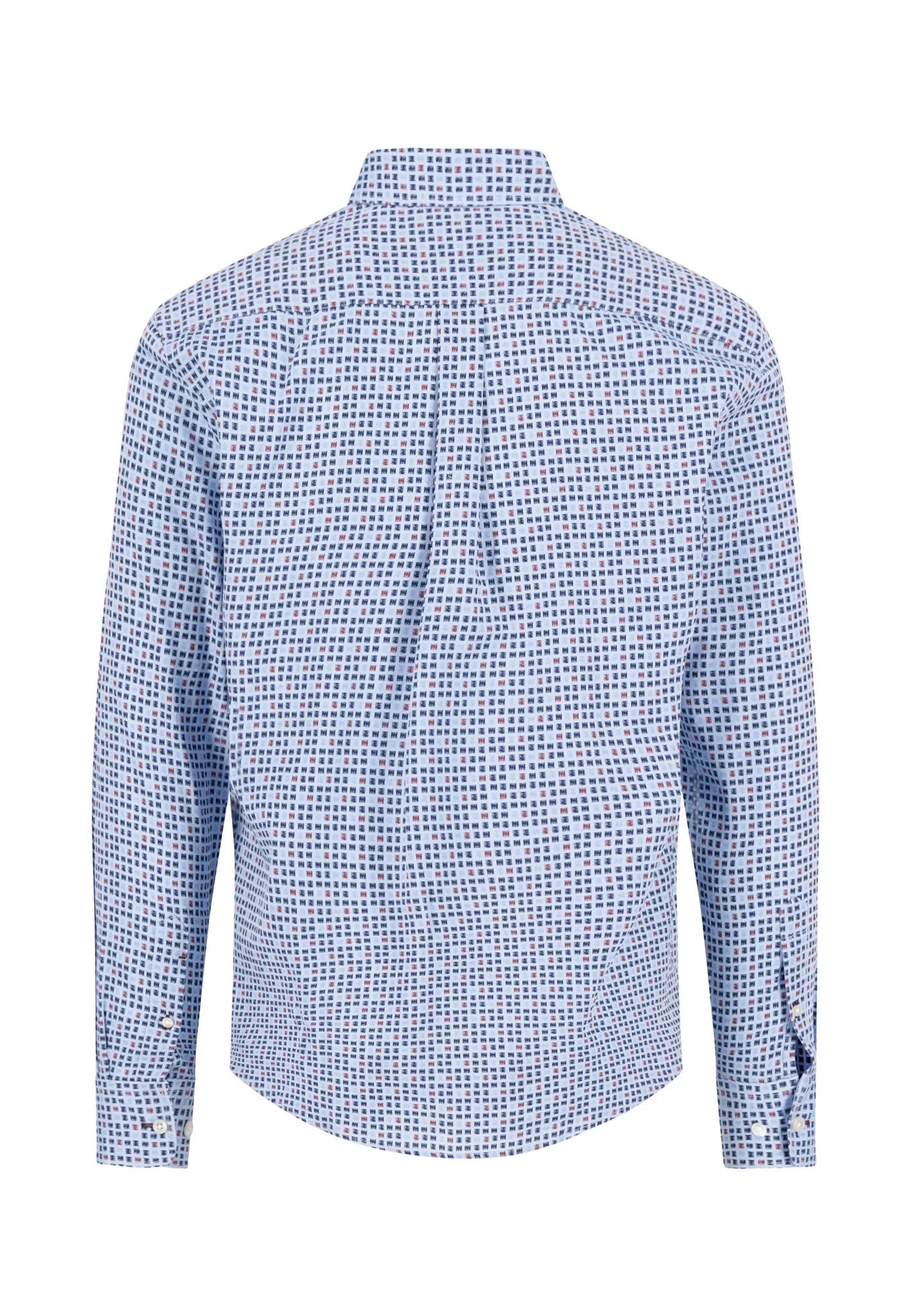 Fynch Hatton Combi Print Shirt - Deep Merlot