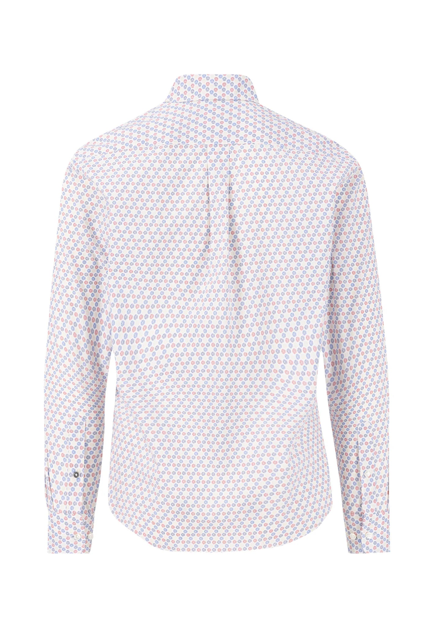 Fynch Hatton Seasonal Combi Print Shirt - Poppy Red