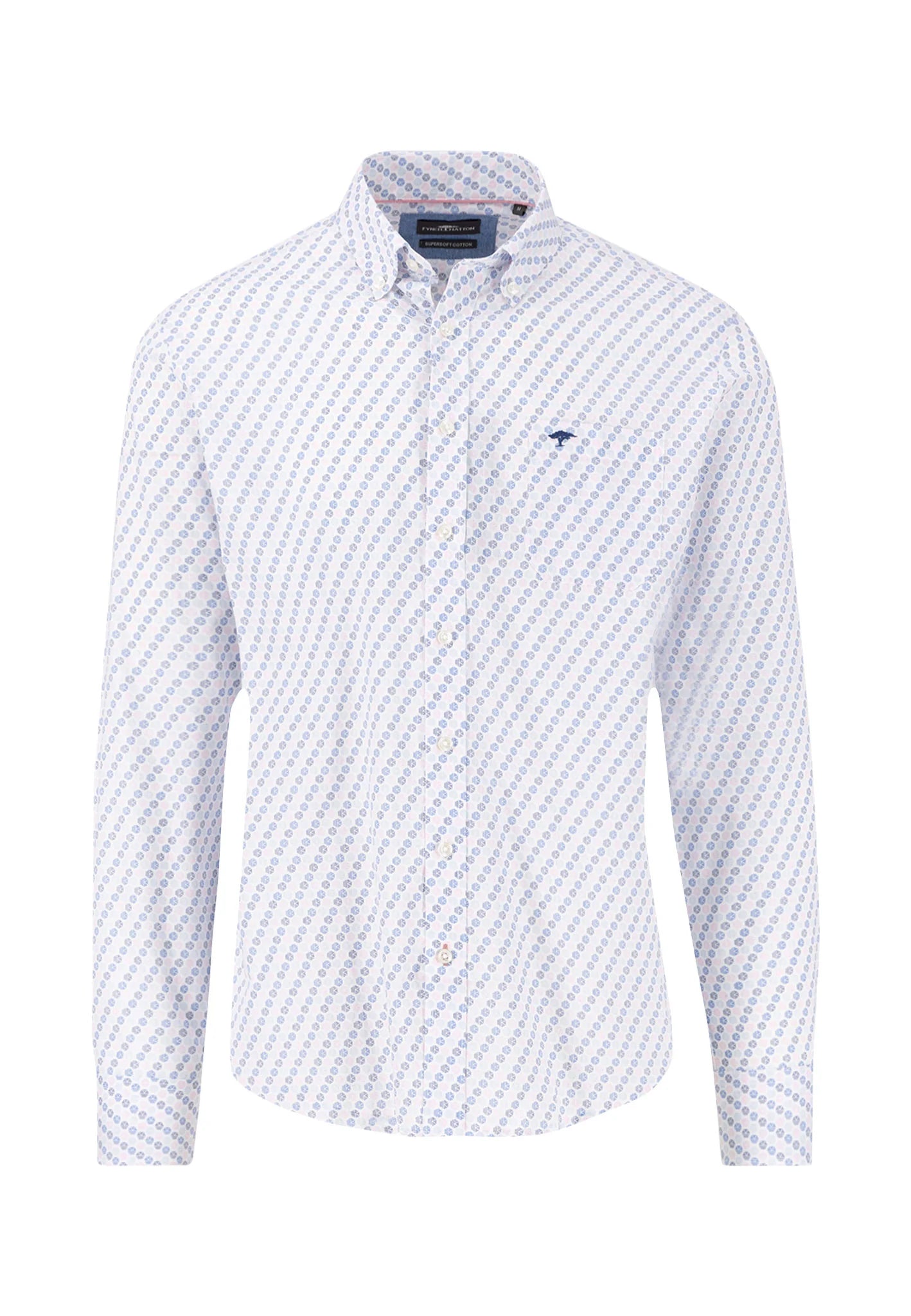 Fynch Hatton Seasonal Combi Print Shirt - Peony