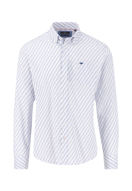 Fynch Hatton Seasonal Combi Print Shirt - Peony