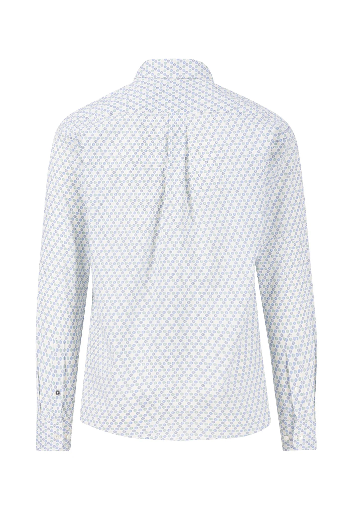 Fynch Hatton Seasonal Combi Print Shirt - Turf Green