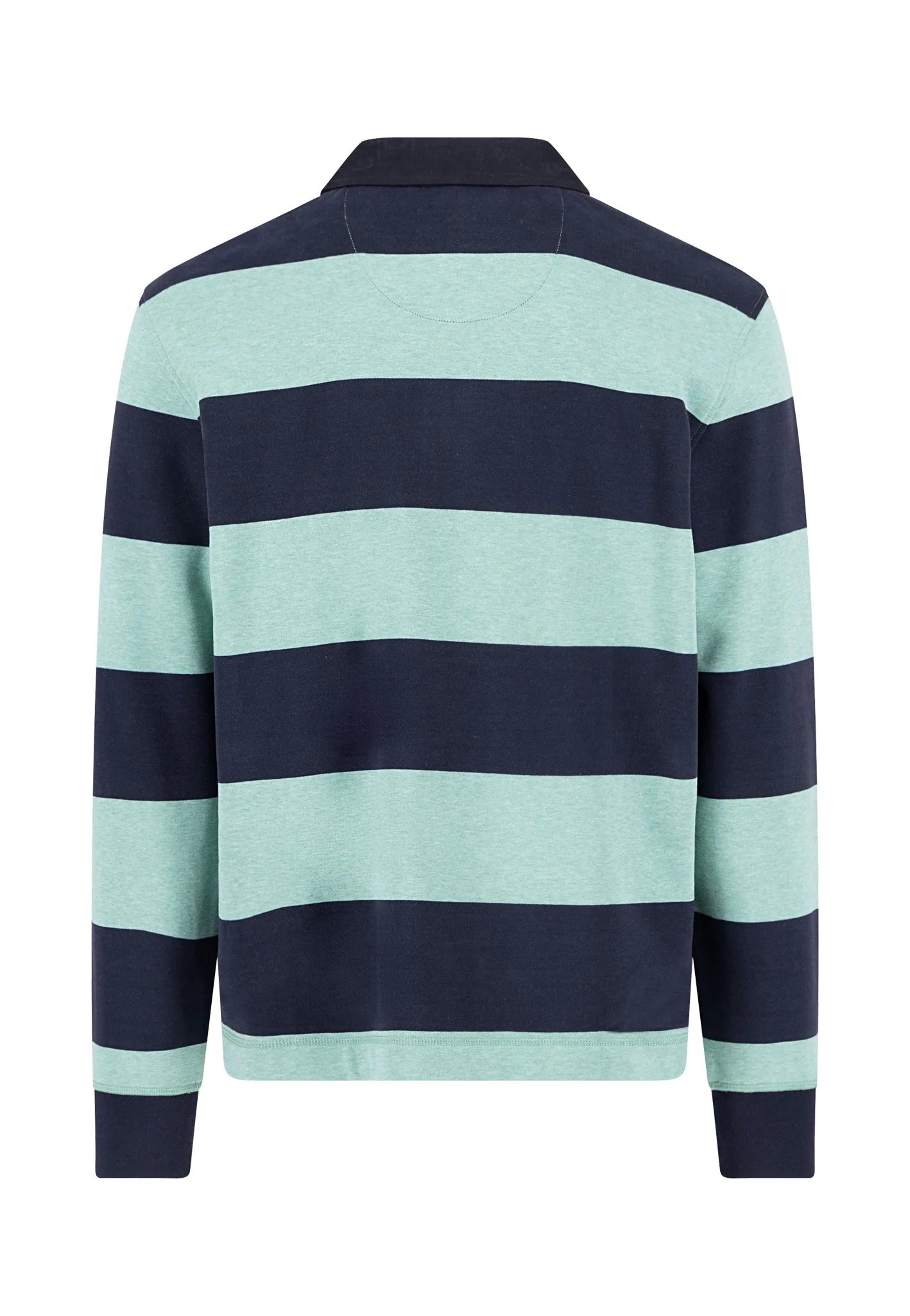 Fynch Hatton Rugby Striped Sewatshirt - Fern