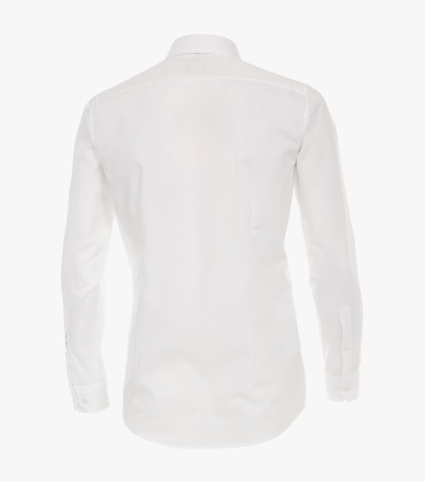 Venti Classic Shirt Plain Button Body Fit - White