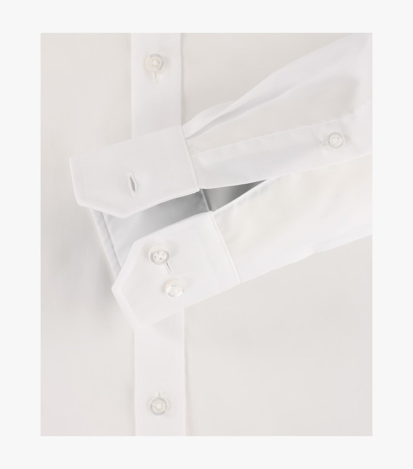 Venti Classic Shirt Plain Button Body Fit - White