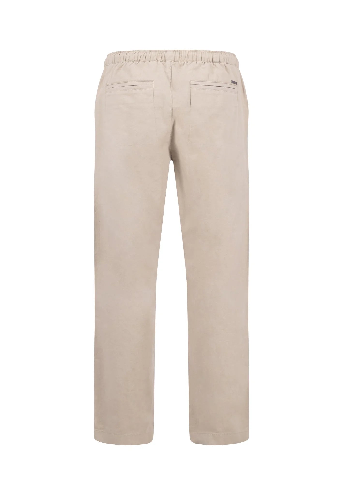 Beige pants on a white background