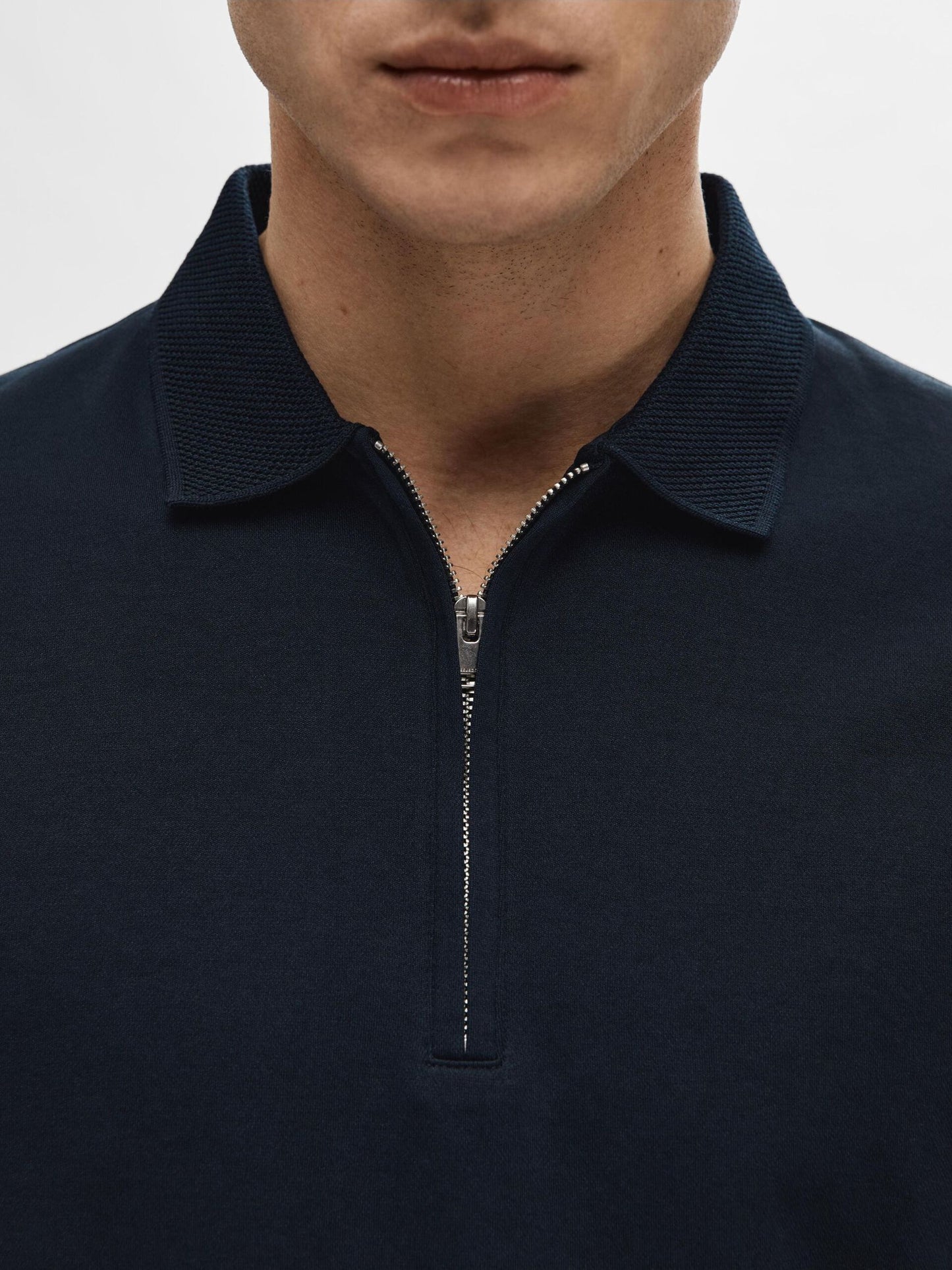 Selected Homme Fave Short Sleeve Polo - Sky Captain