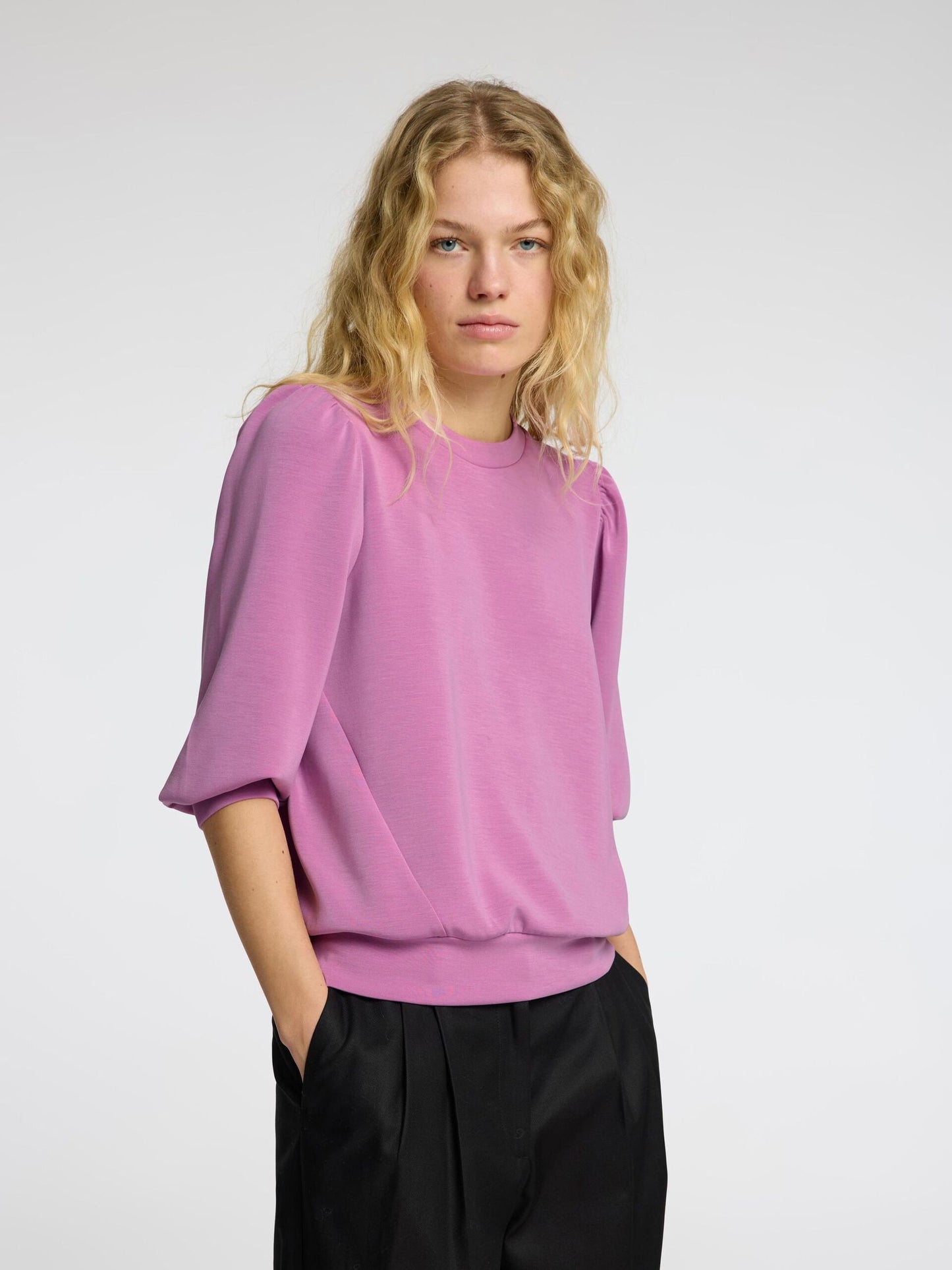 Selected Femme 3/4 Sweatshirt - First Bloom