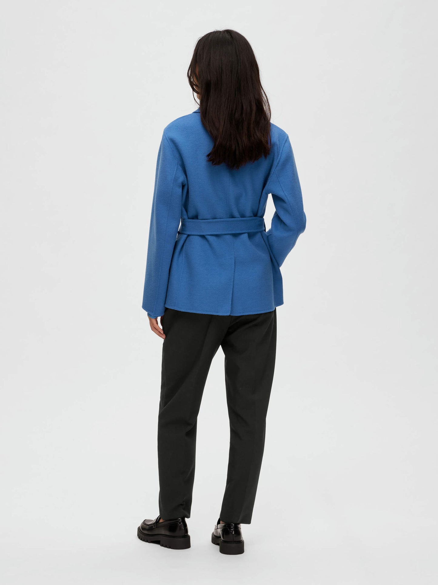 Selected Femme Tara Handmade Wool Jacket - Ultramarine