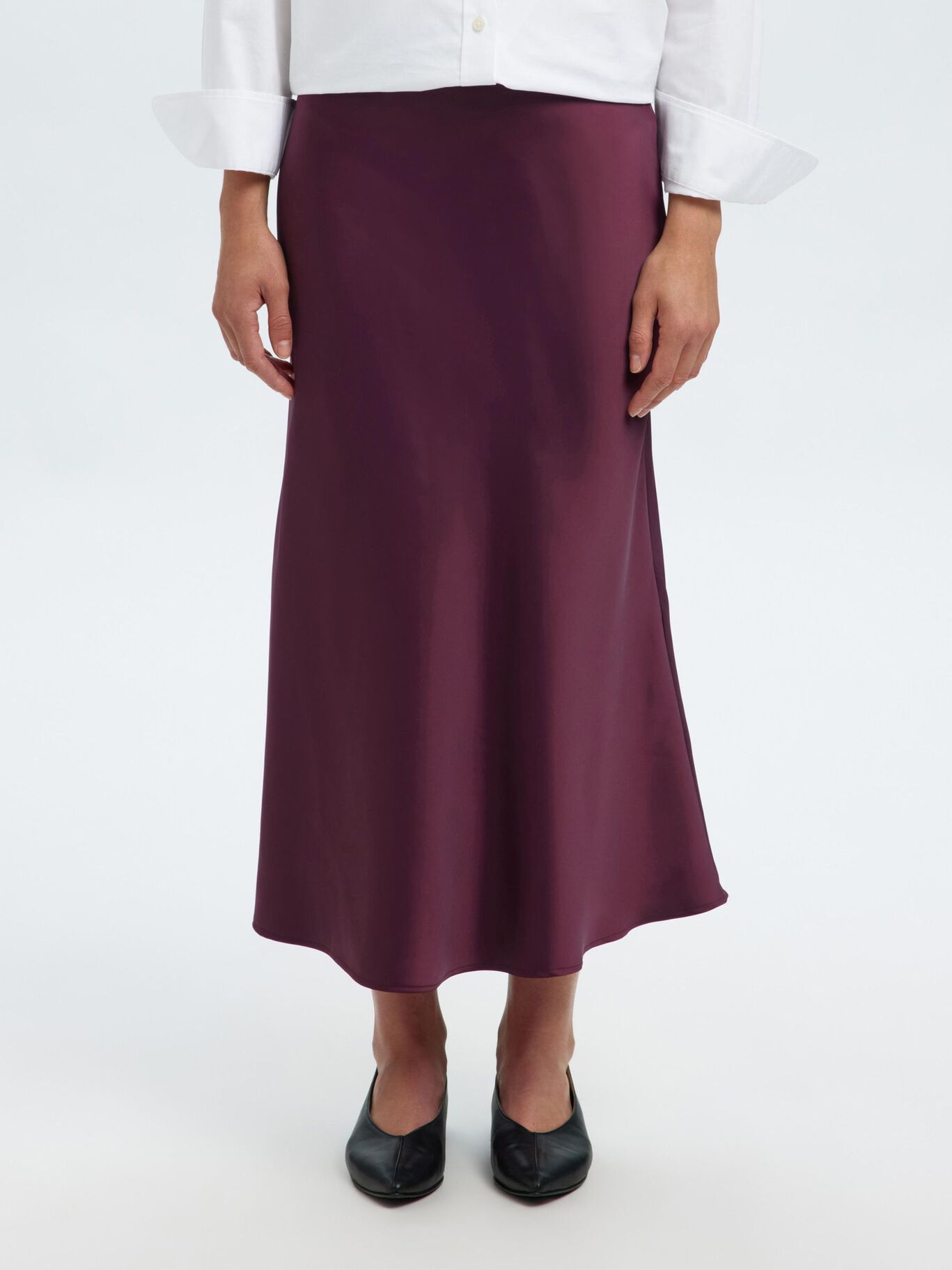 Selected Lena High Waist Midi Skirt - Fig