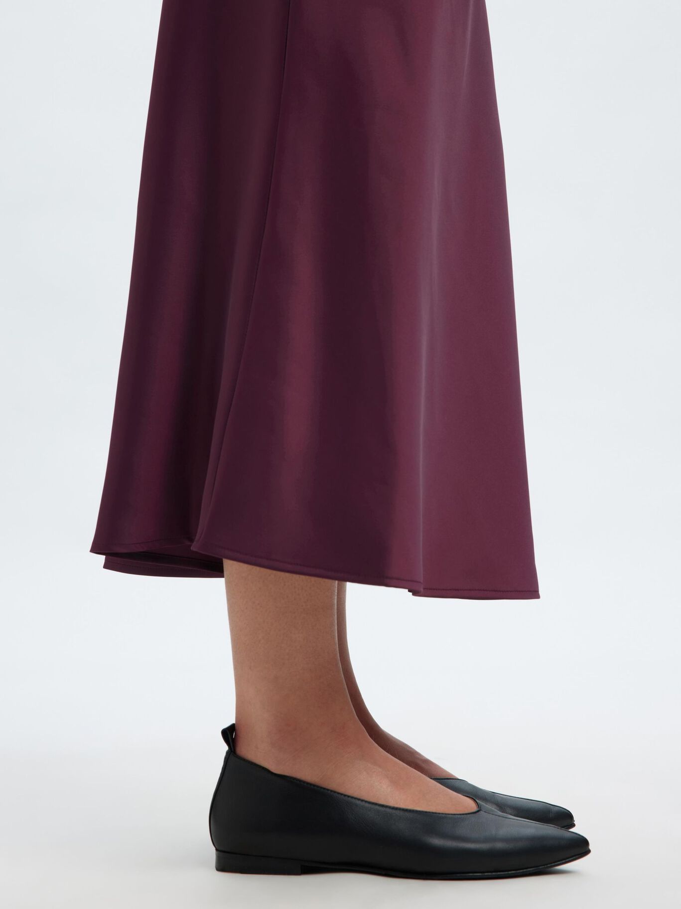 Selected Lena High Waist Midi Skirt - Fig
