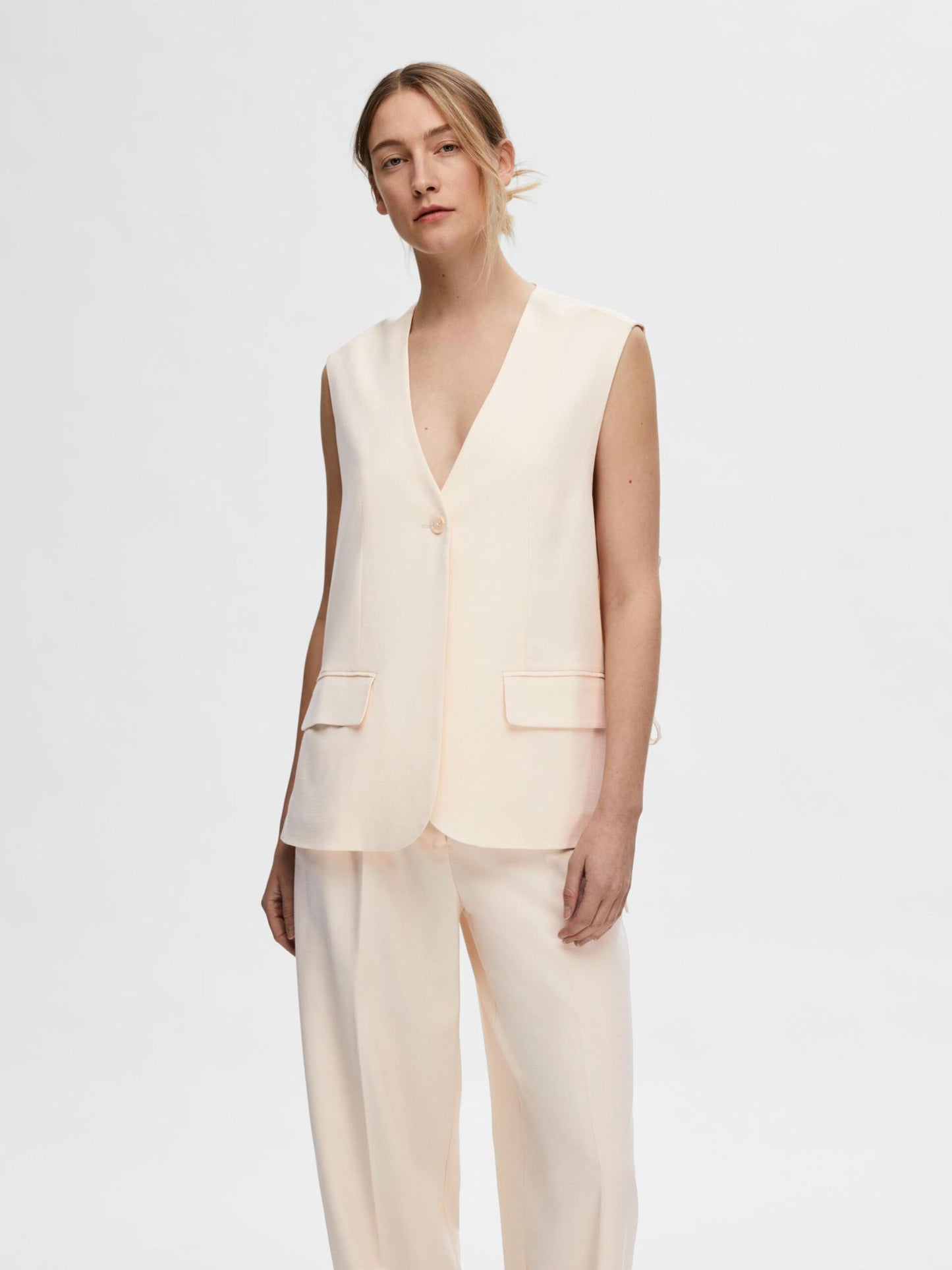 Selected Femme Oversized Waistcoat - Birch