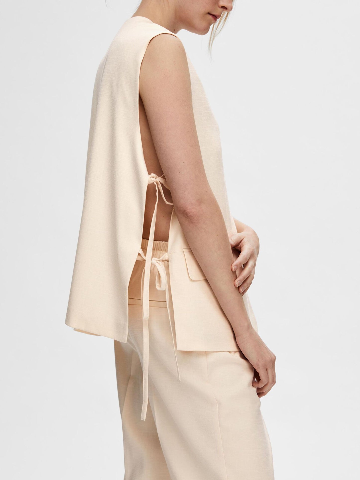 Selected Femme Oversized Waistcoat - Birch