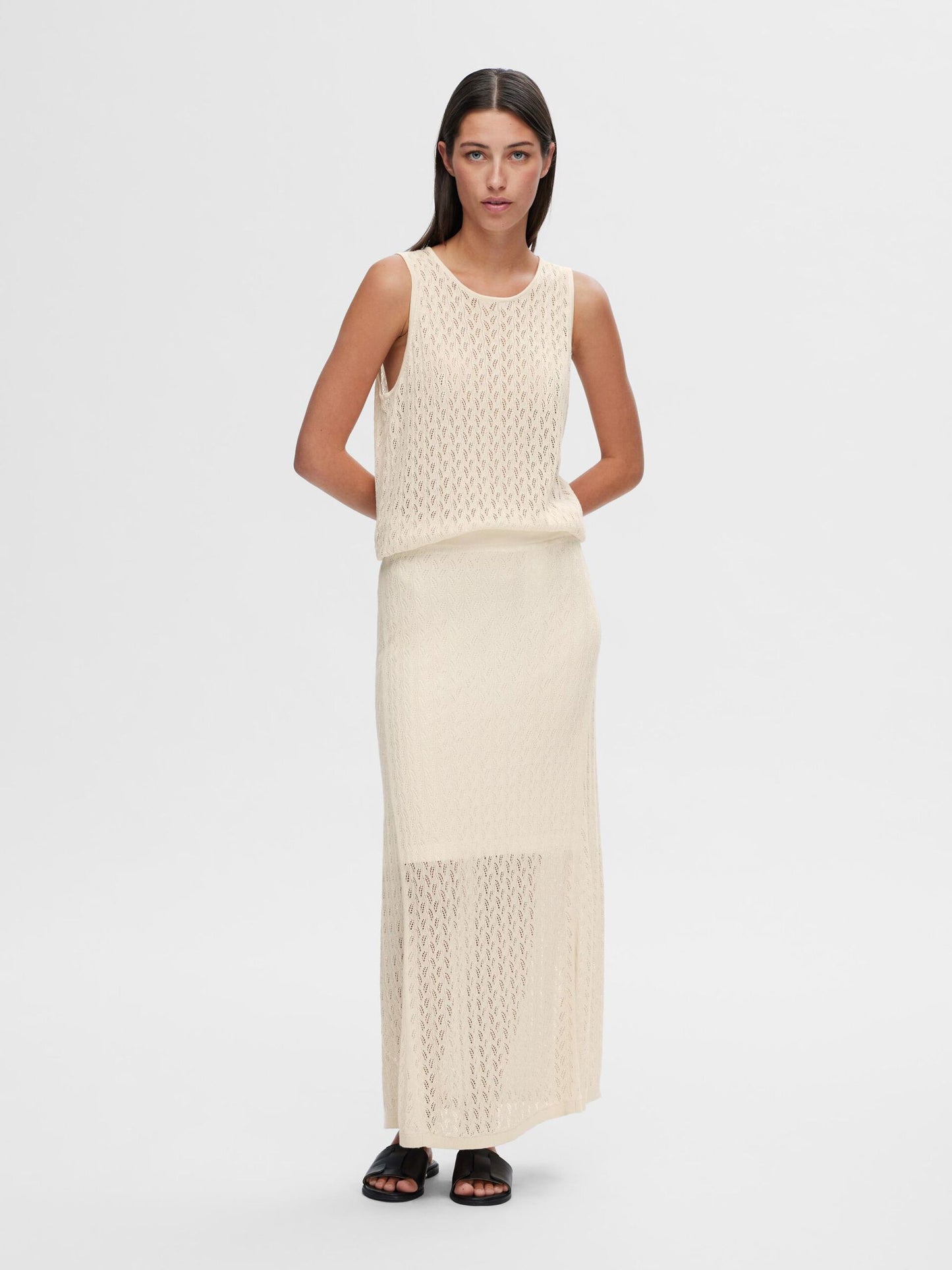 Selected Femme Knit Top - Birch